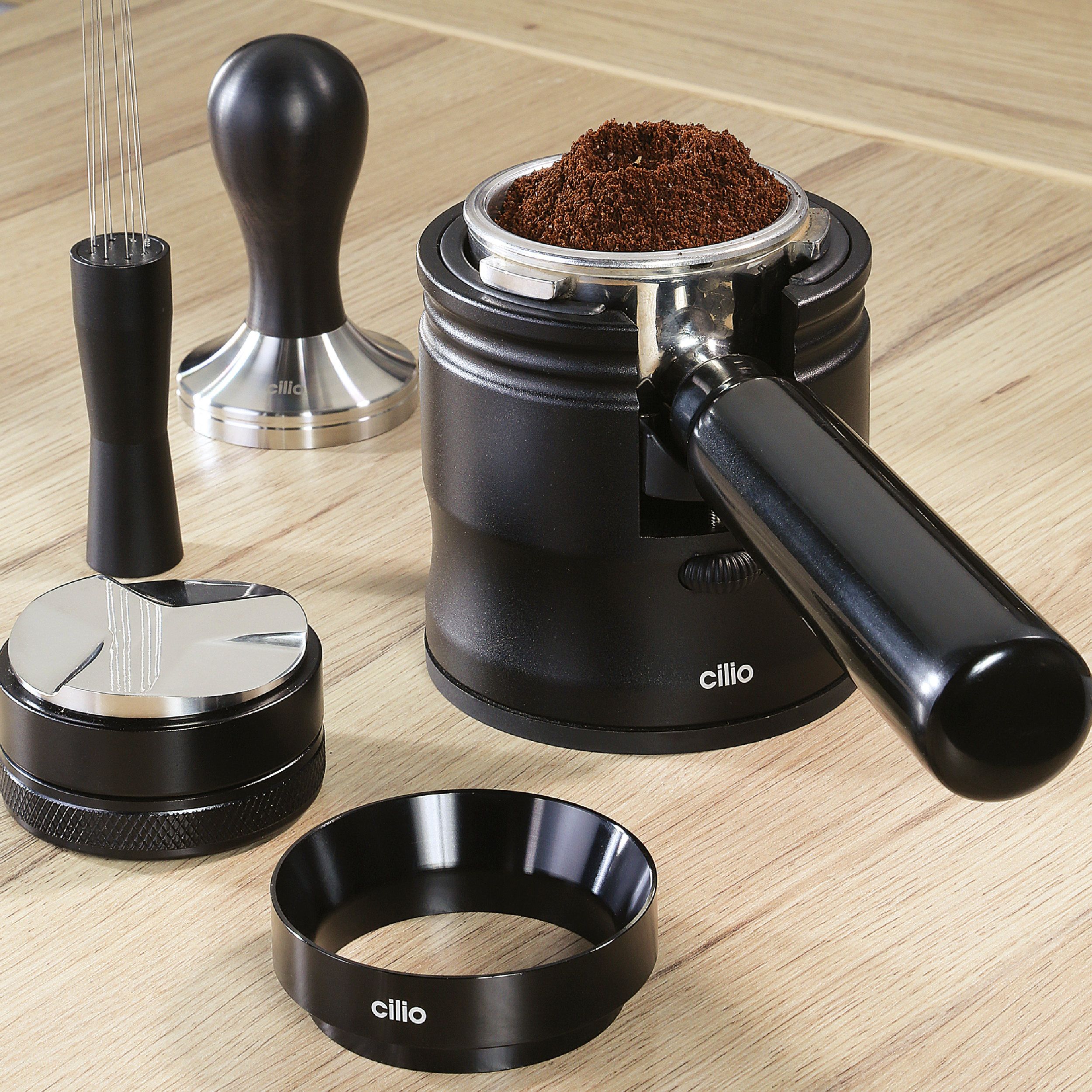 Tamper Barista von Küchenprofi silber Milieubild03
