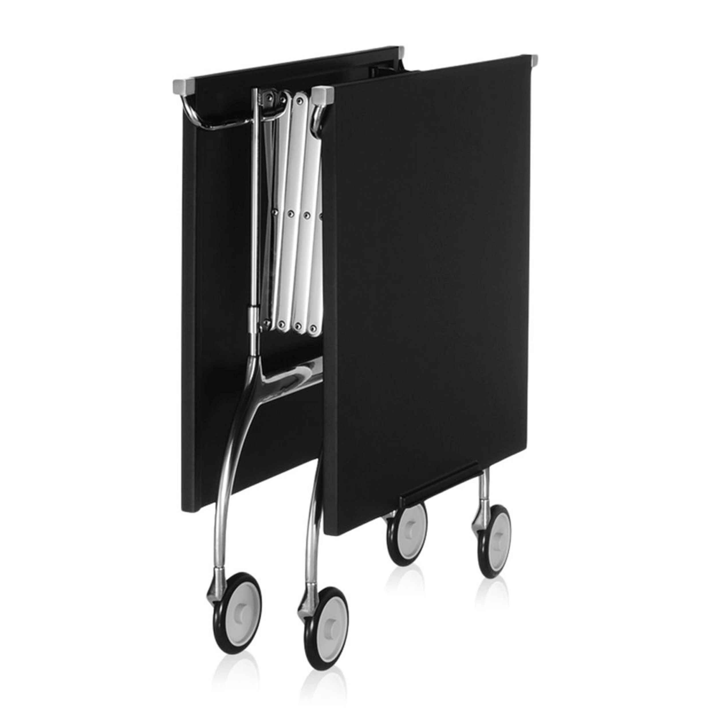 Klapptisch Battista von Kartell in schwarz als Freisteller 02