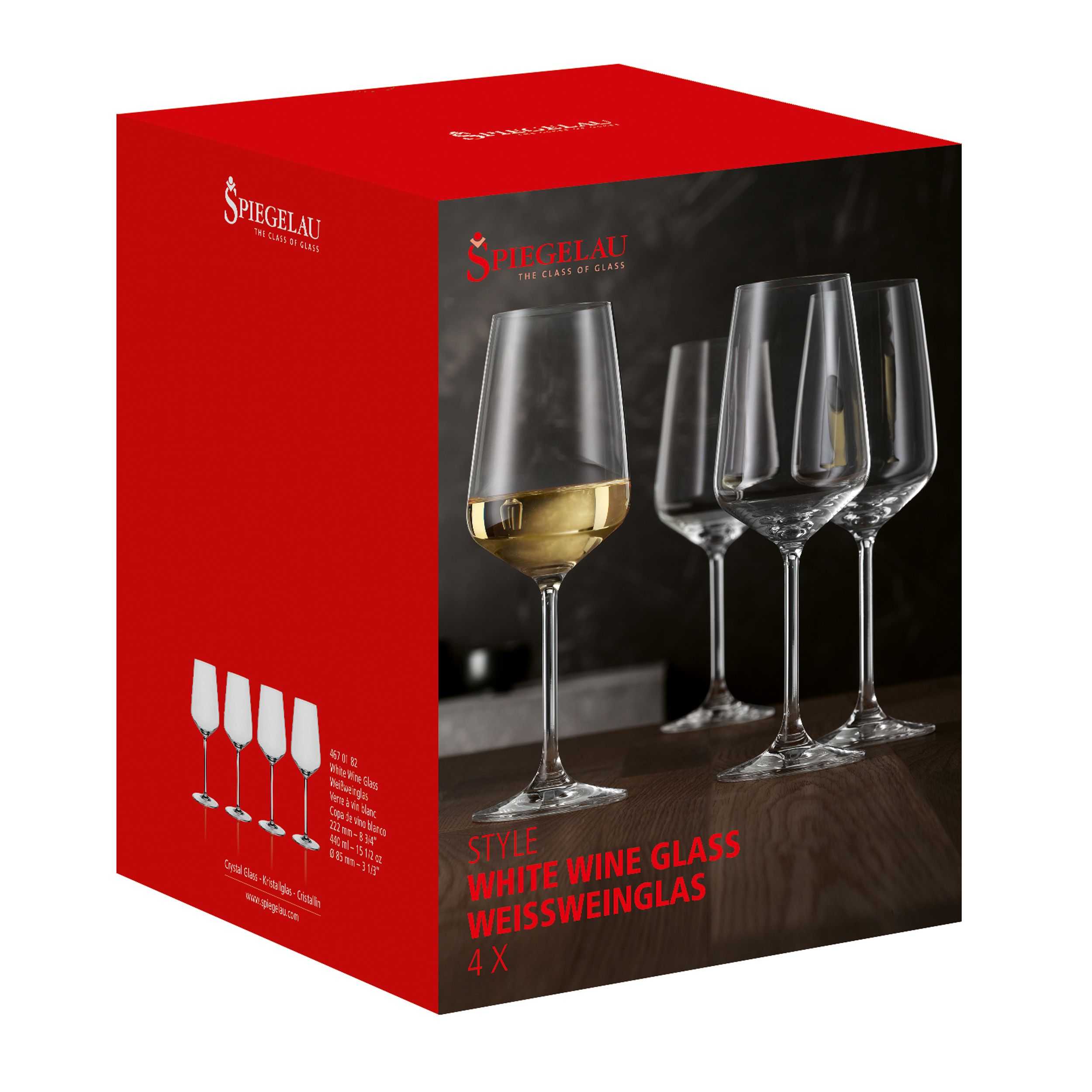 Weissweinglas Style Riedel klar Milieubild