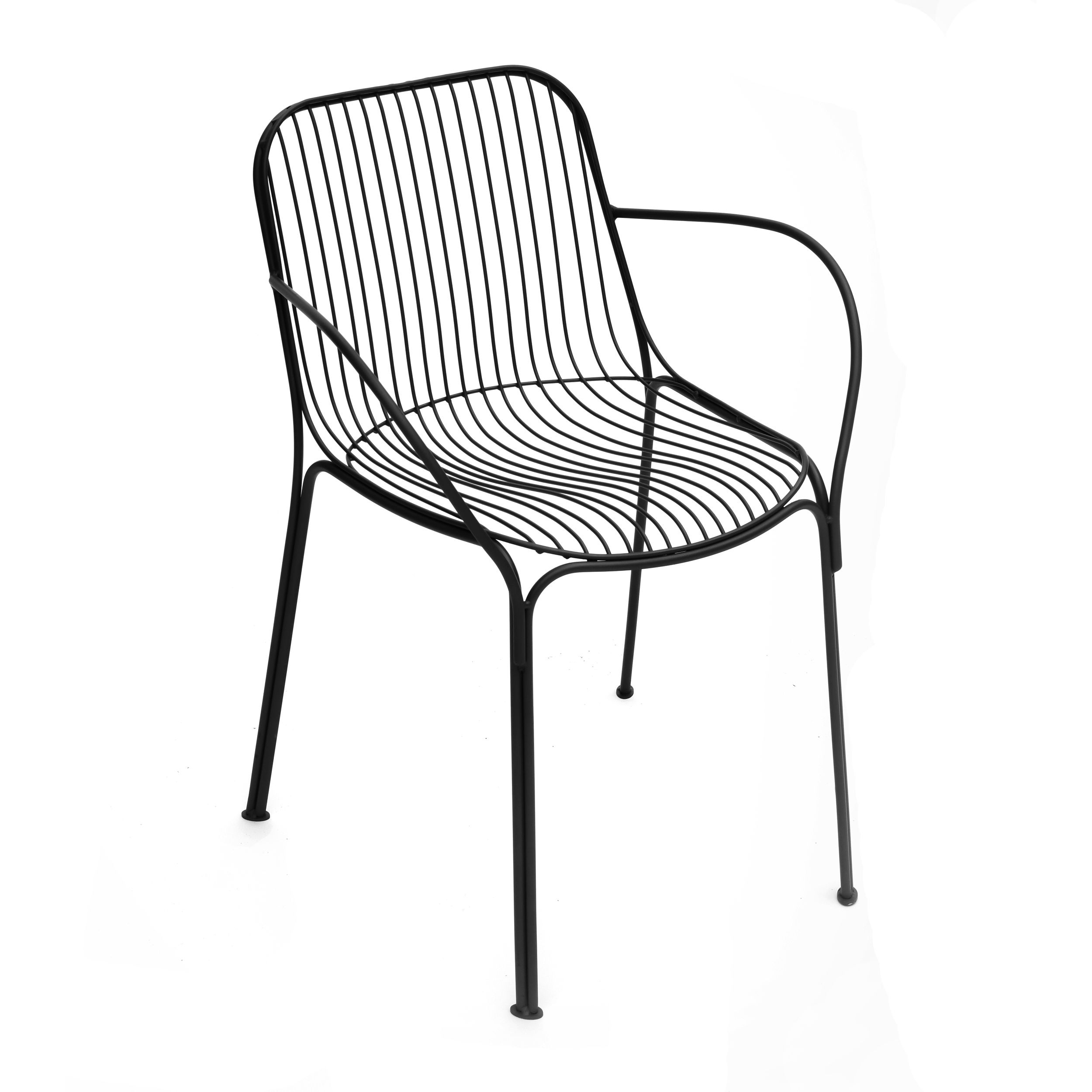 Gartensessel Hiray von Kartell als Freisteller in schwarz