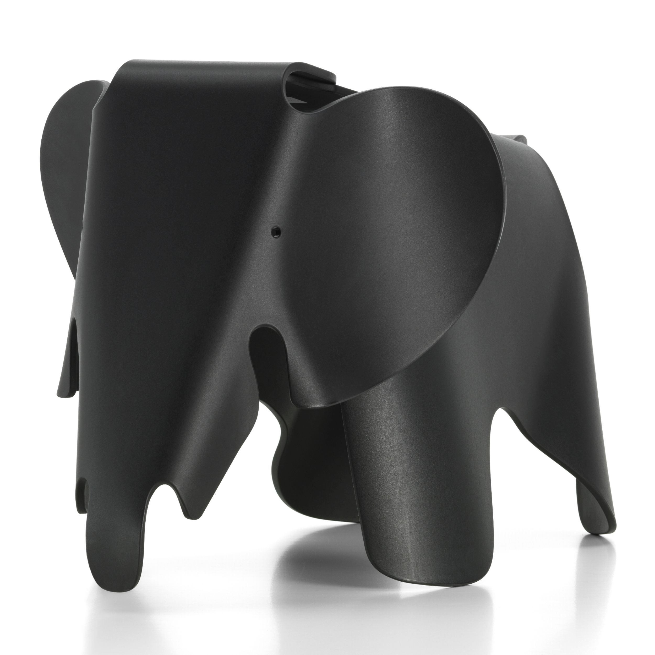 Wohn-Accessoire Eames Elephant seitliche Ansicht von Vitra in schwarz