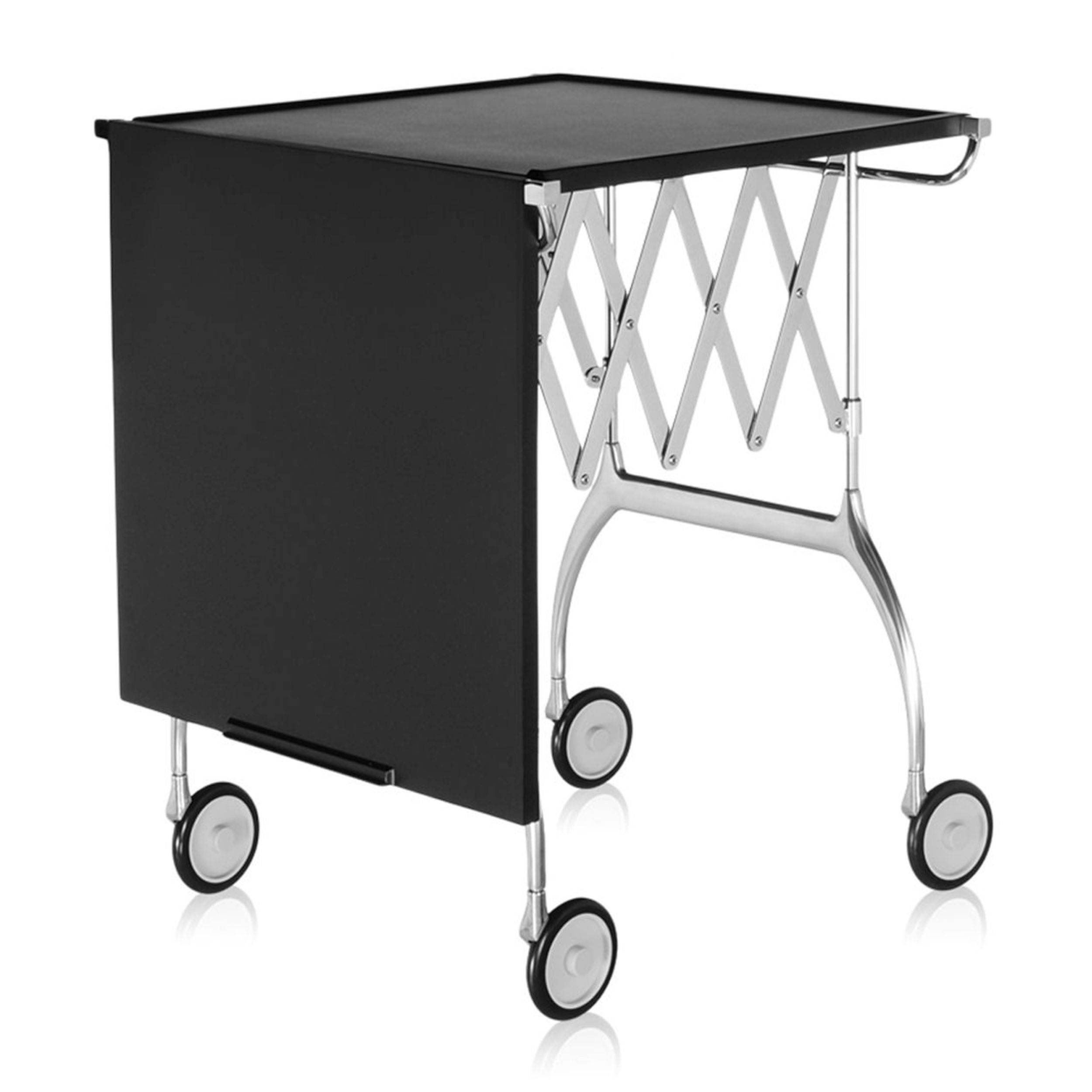 Klapptisch Battista von Kartell in schwarz als Freisteller 03
