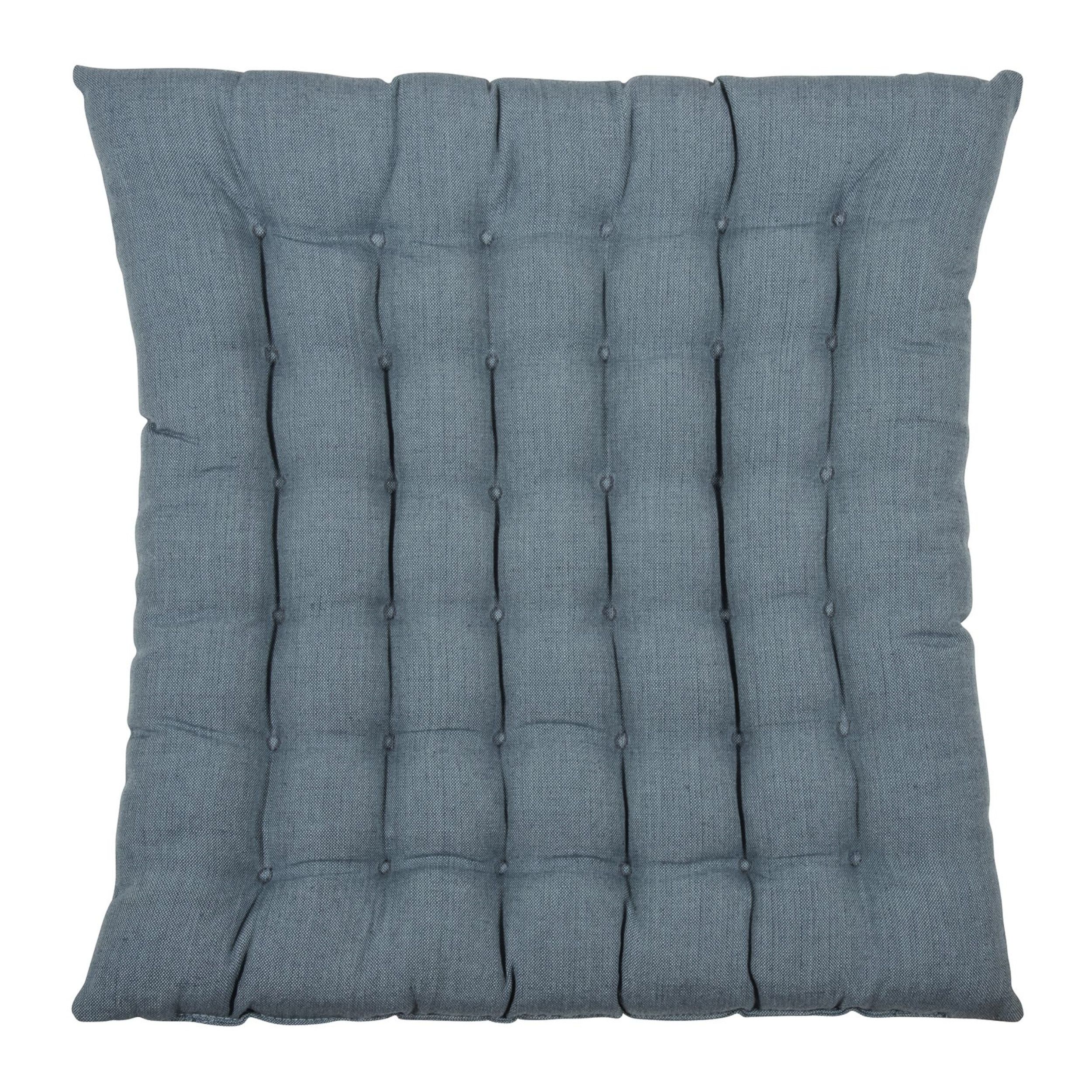Sitzkissen Leda von Pad in blau als Freisteller