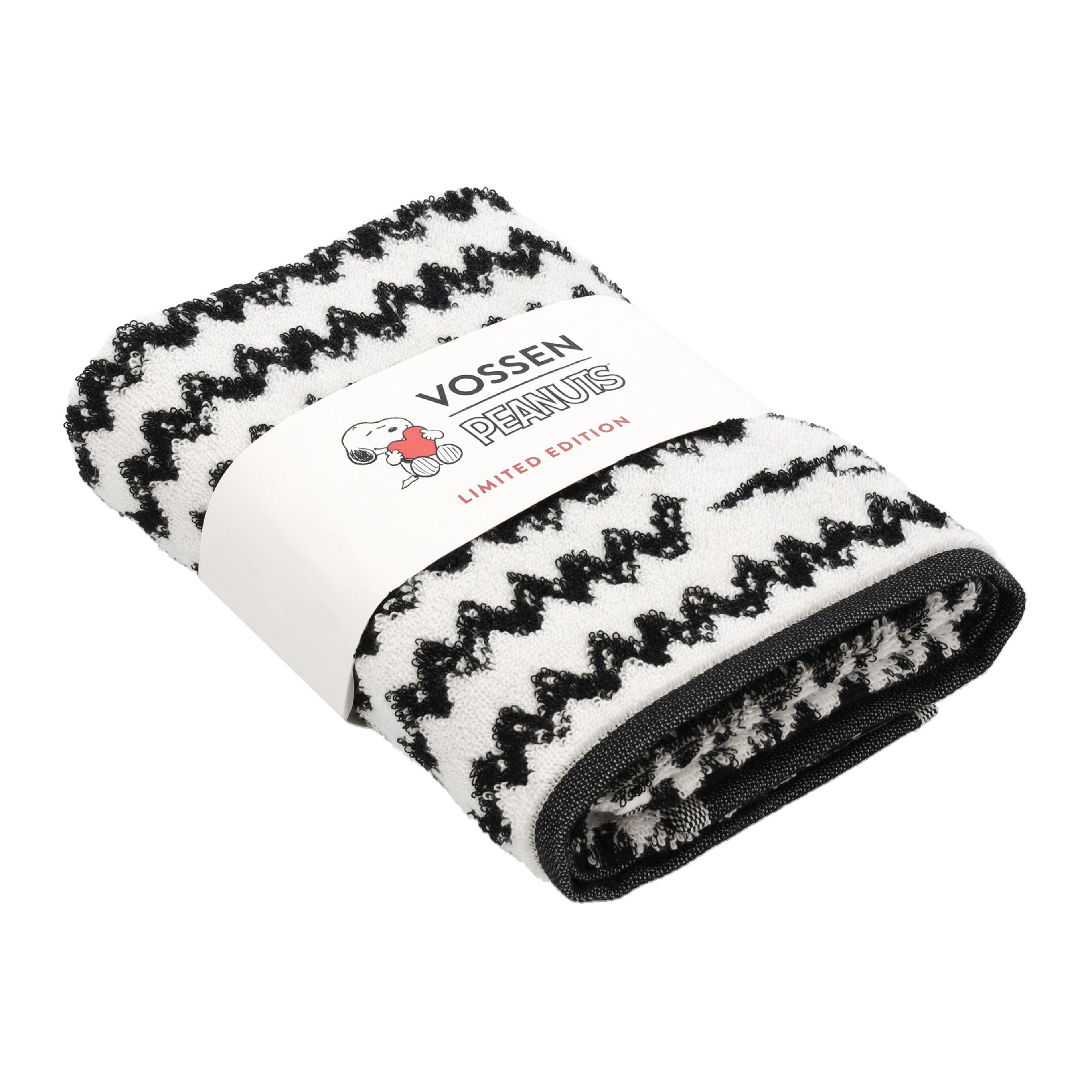 Duschtuch Charlie Brown von Vossen schwarz Freisteller02