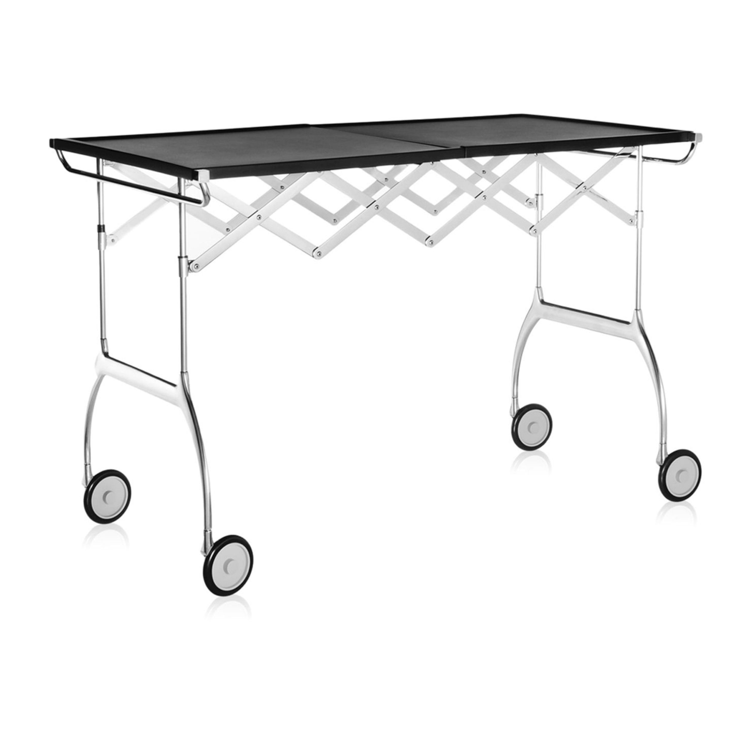 Klapptisch Battista von Kartell in schwarz als Freisteller 