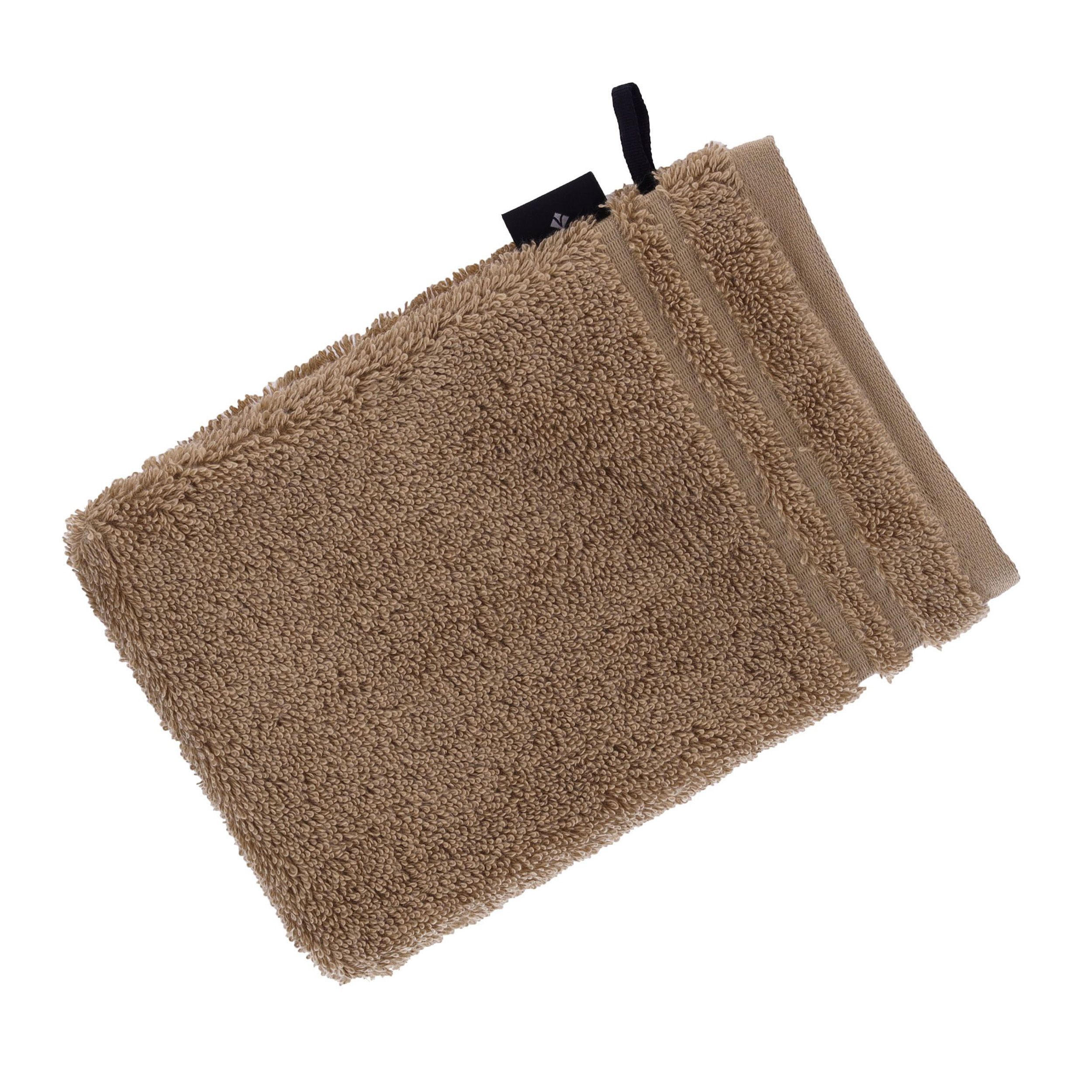 Waschhandschuh Vienna Style Supersoft Vossen beige 
