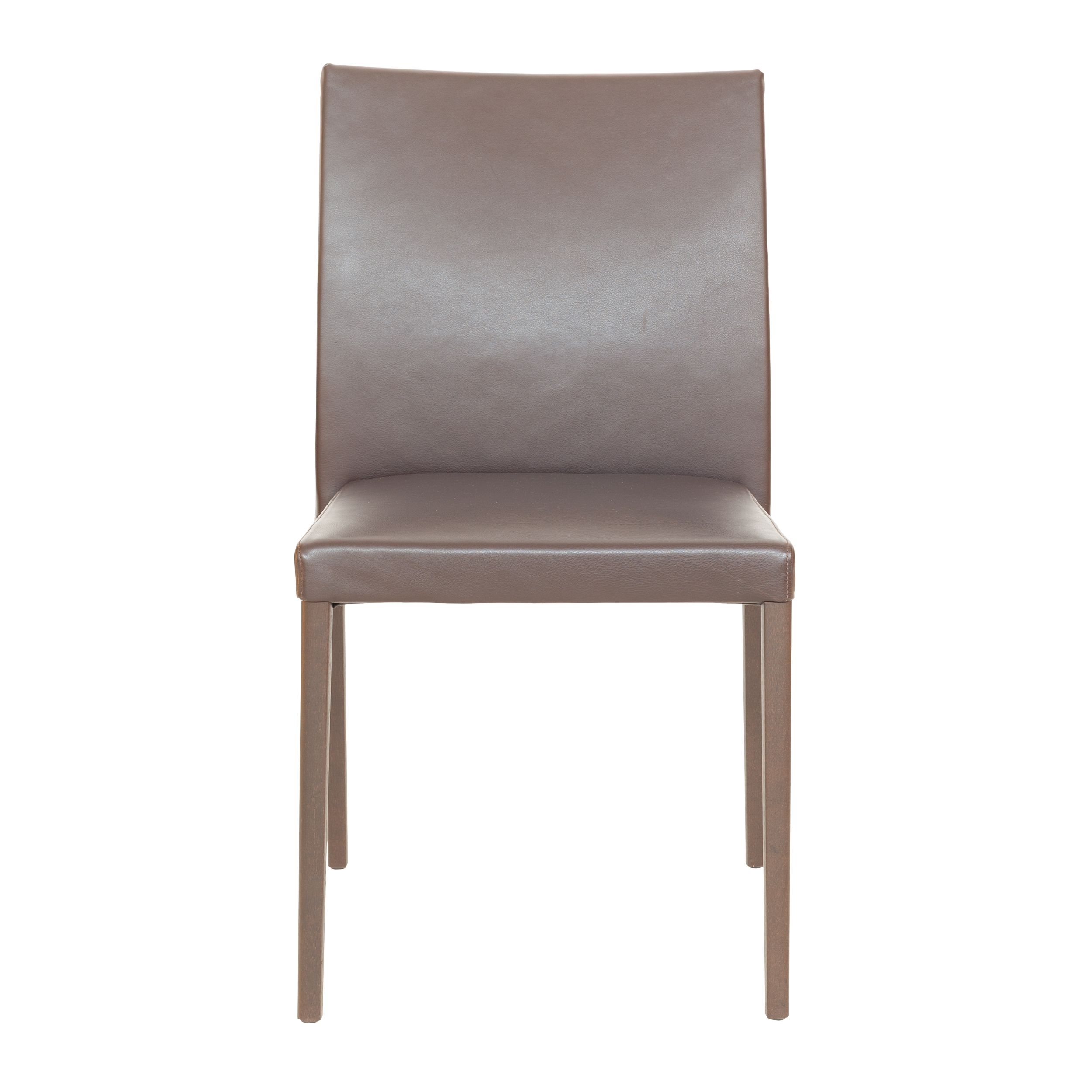 Jason Lite Stuhl von Walter Knoll, modernes Design mit hochwertigem Lederbezug für optimalen Sitzkomfort;  frontale Ansicht vor einem weißen Hintergrund.