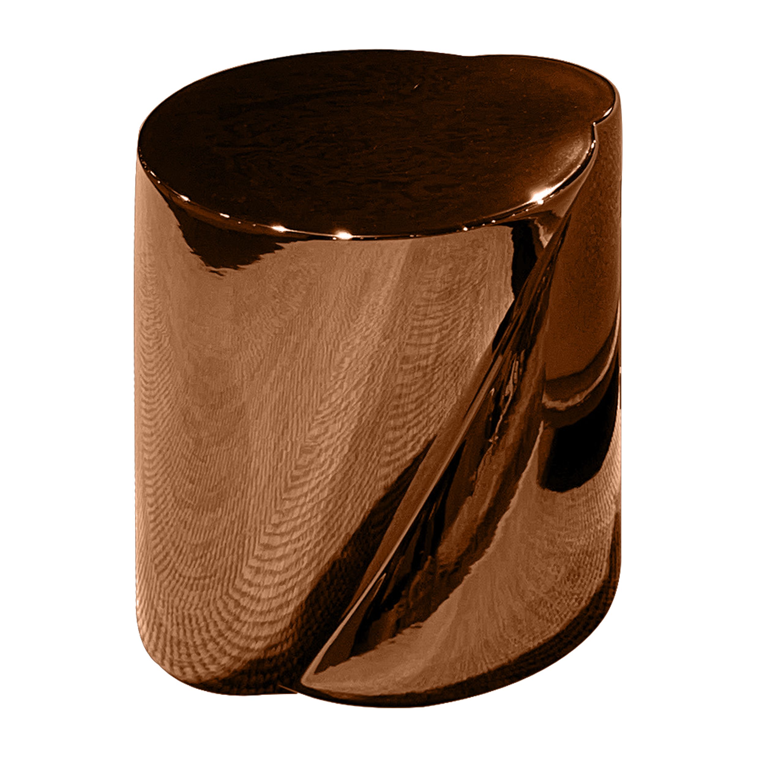 Beistelltisch Noor von Minotti in bronze als Freisteller