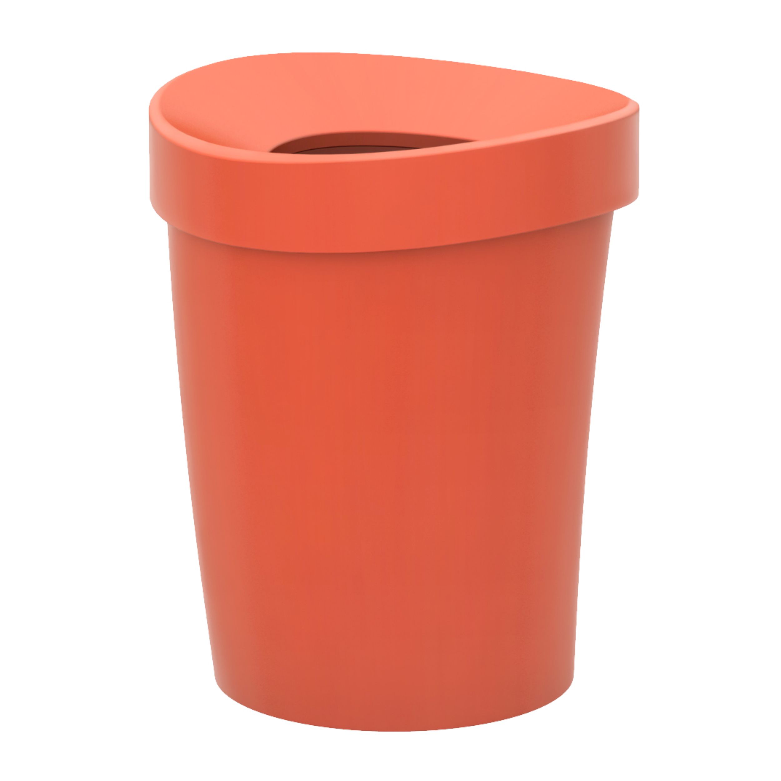 Papierkorb Happy Bin L von Vitra in poppy red als Freisteller.