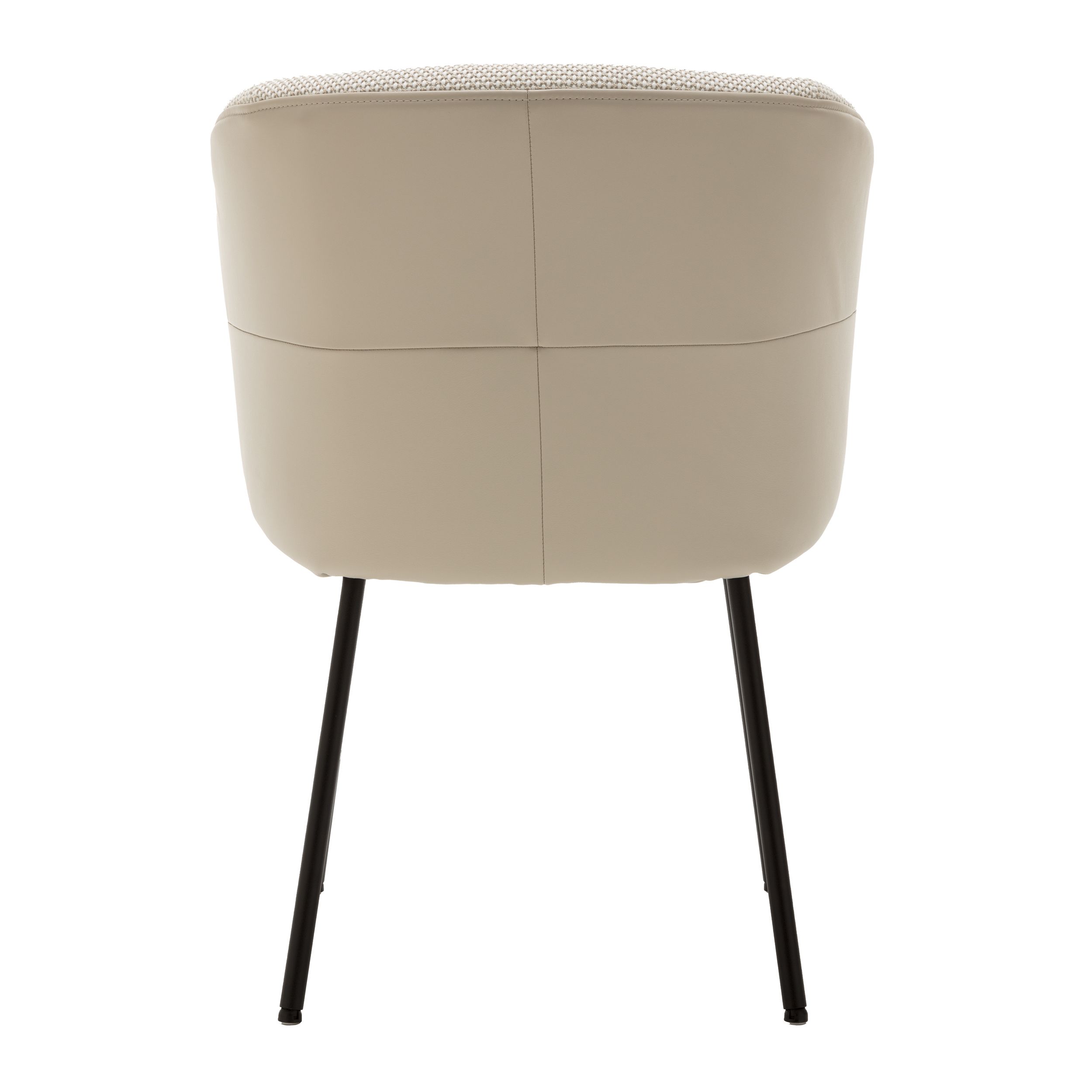 Schalenstuhl Noa 690 in Rückansicht von Rolf Benz in beige