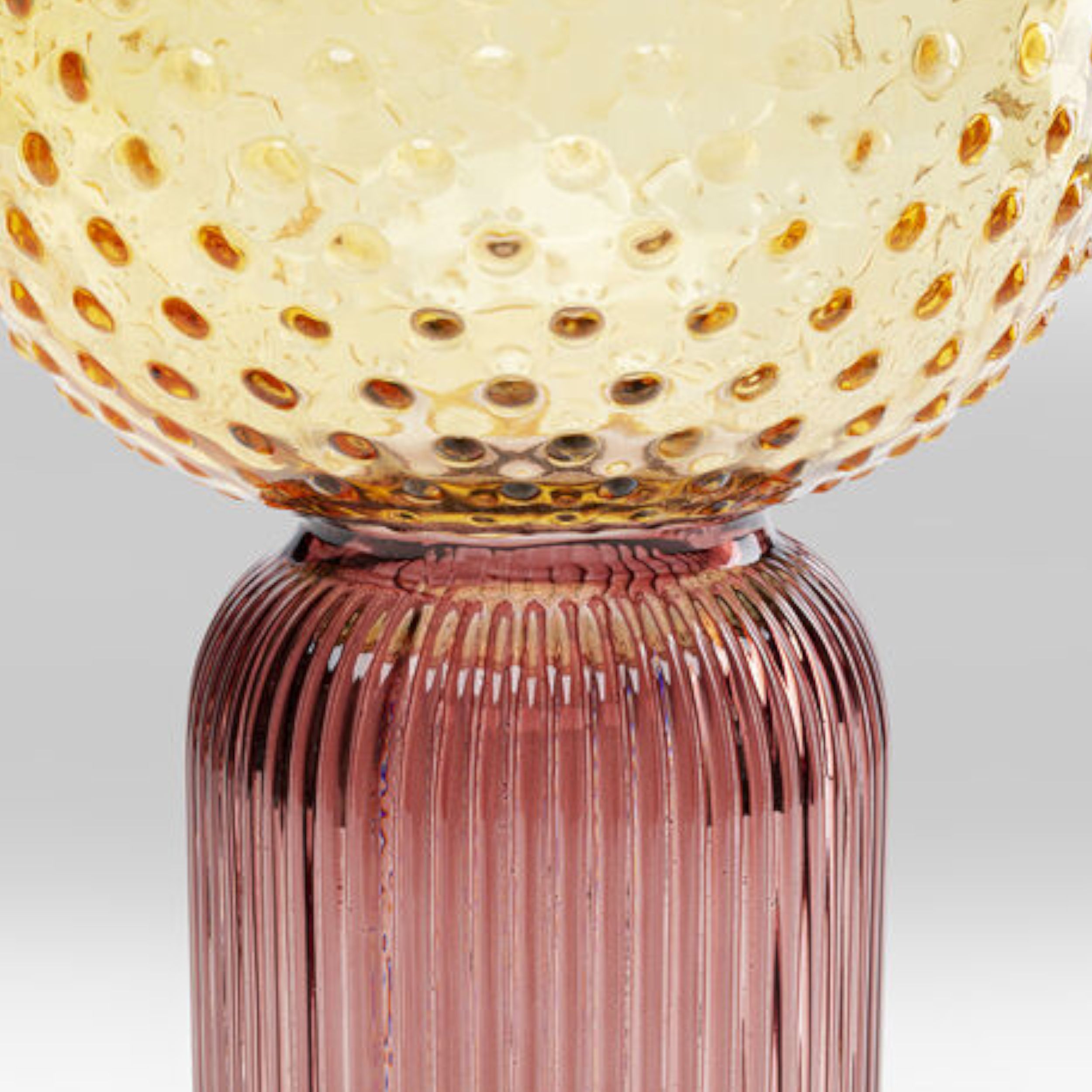 Vase Marvelous Duo pink Detail Oberteil