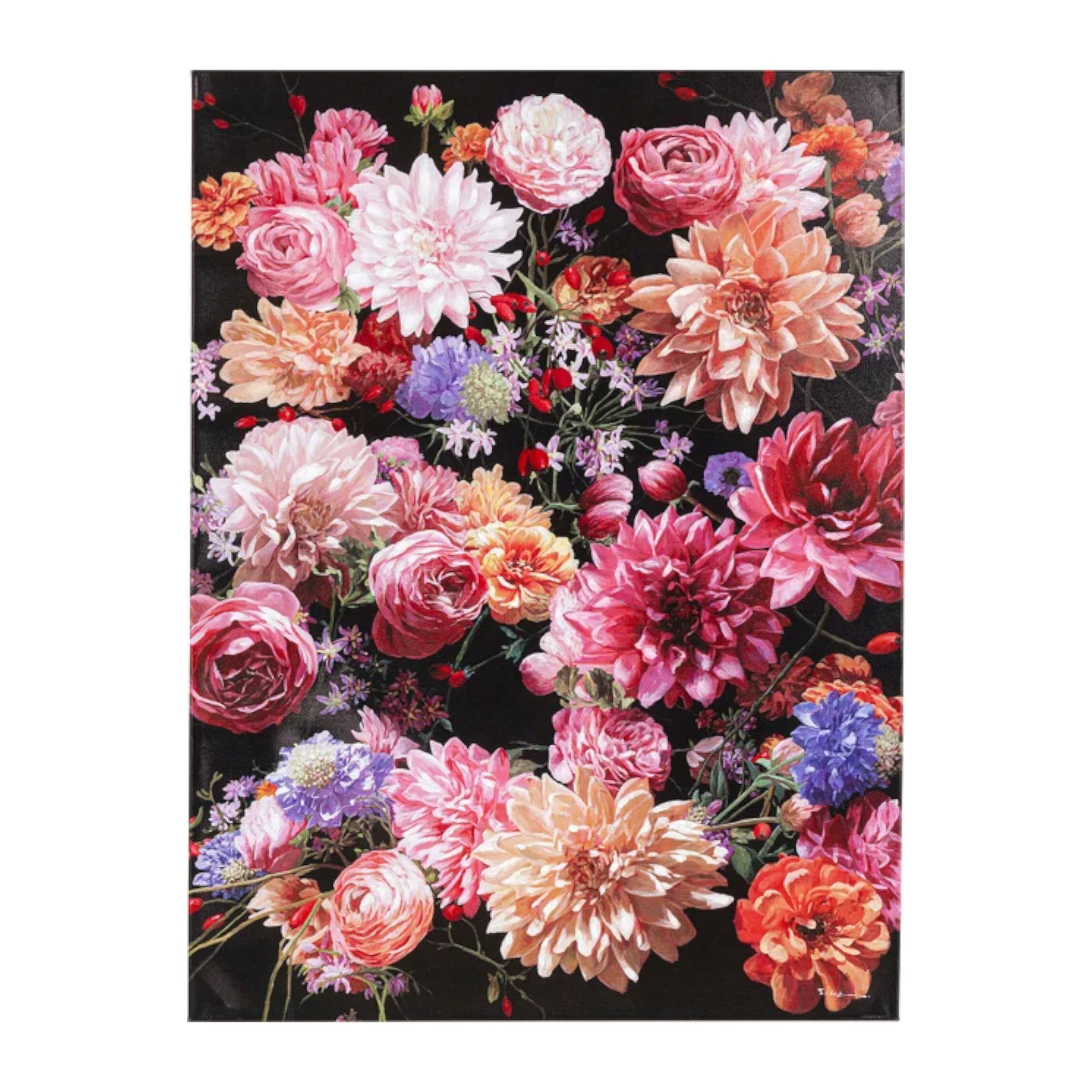 Leinwandbild Touchet Flower Bouquet Freisteller