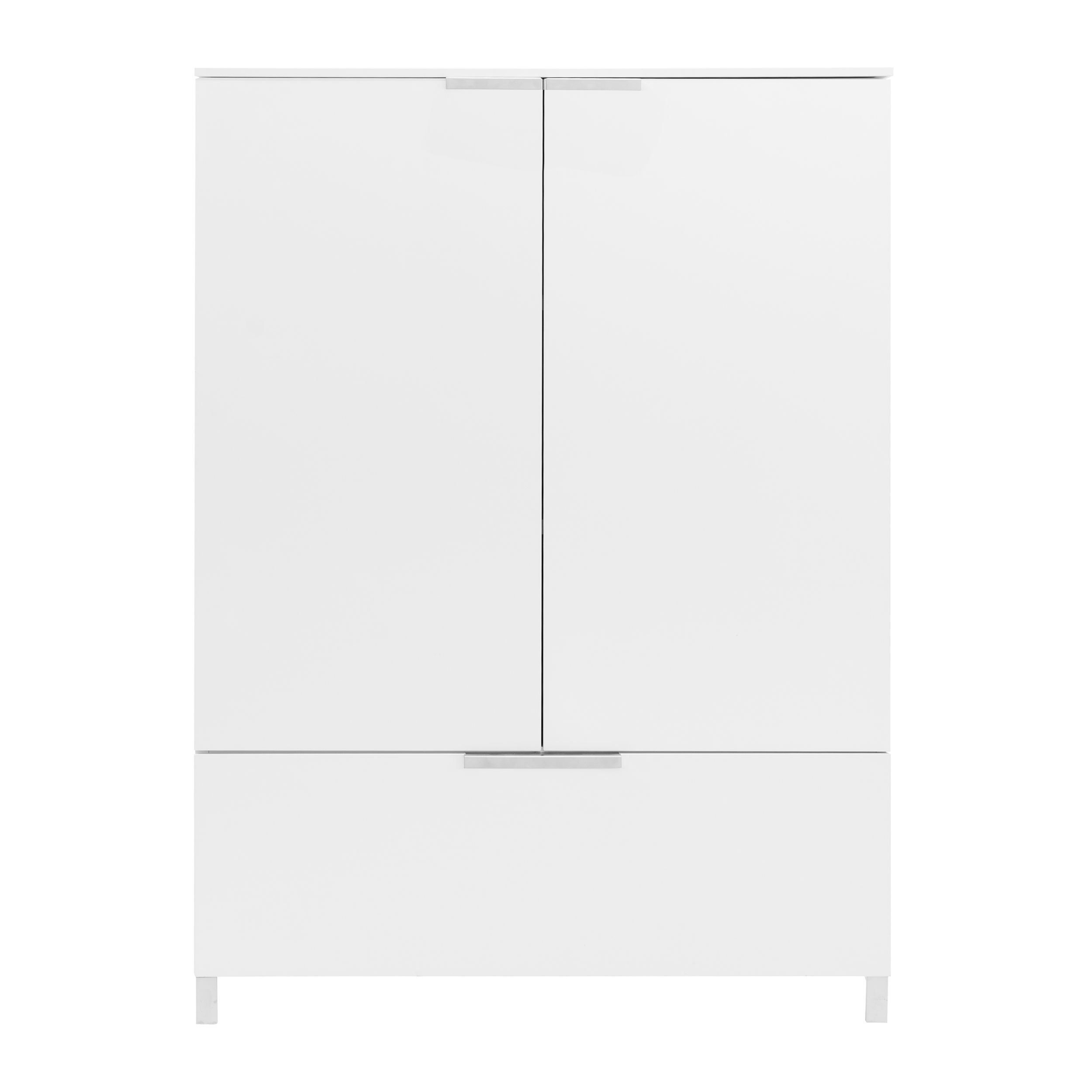 Highboard Everywhere von Ligne Roset in weiß als Freisteller frontal.