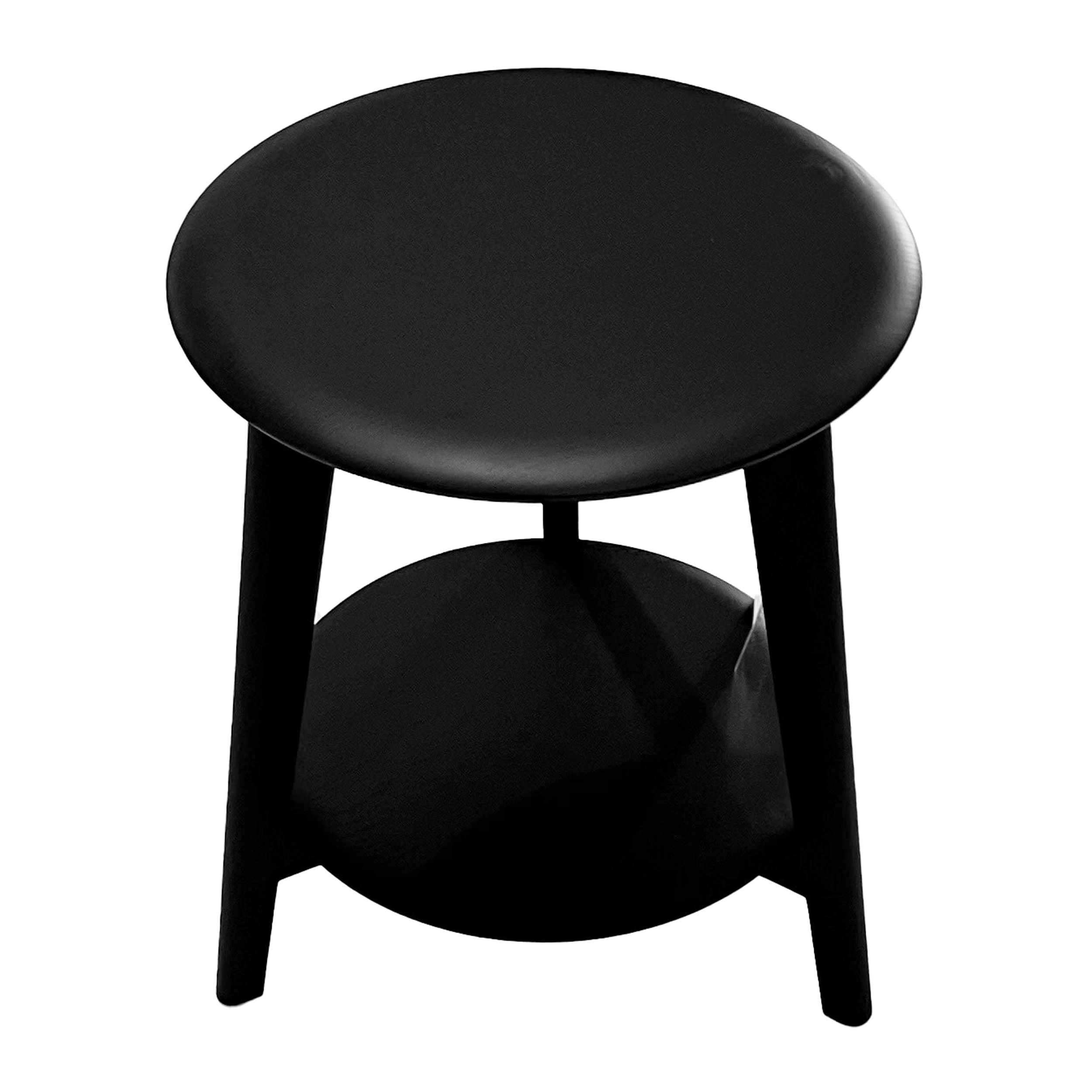 Couchtisch 910 von Rolf Benz in schwarz als Freisteller von oben