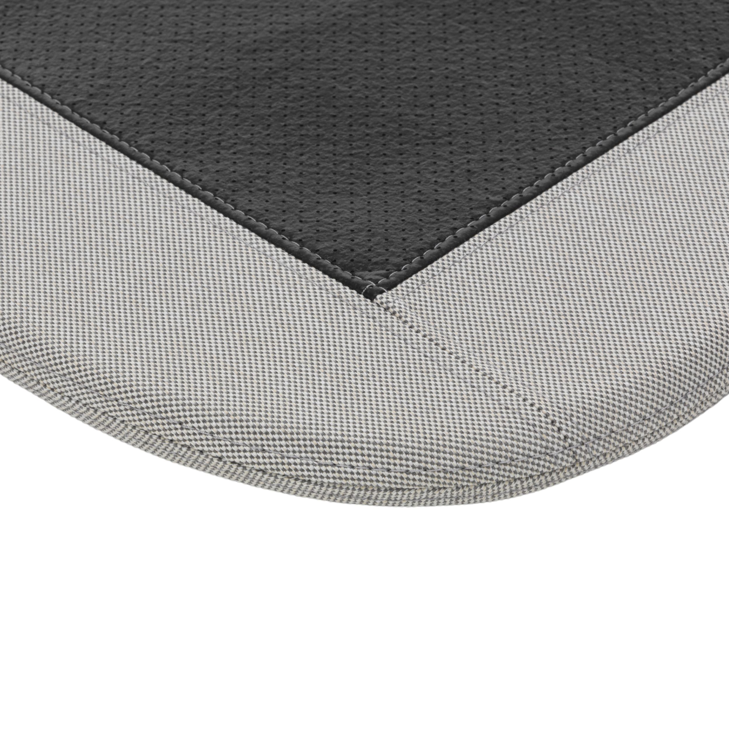 Sitzkissen Soft Seats Outdoor Typ B von Vitra in grau, Detailaufnahme Rückseite.