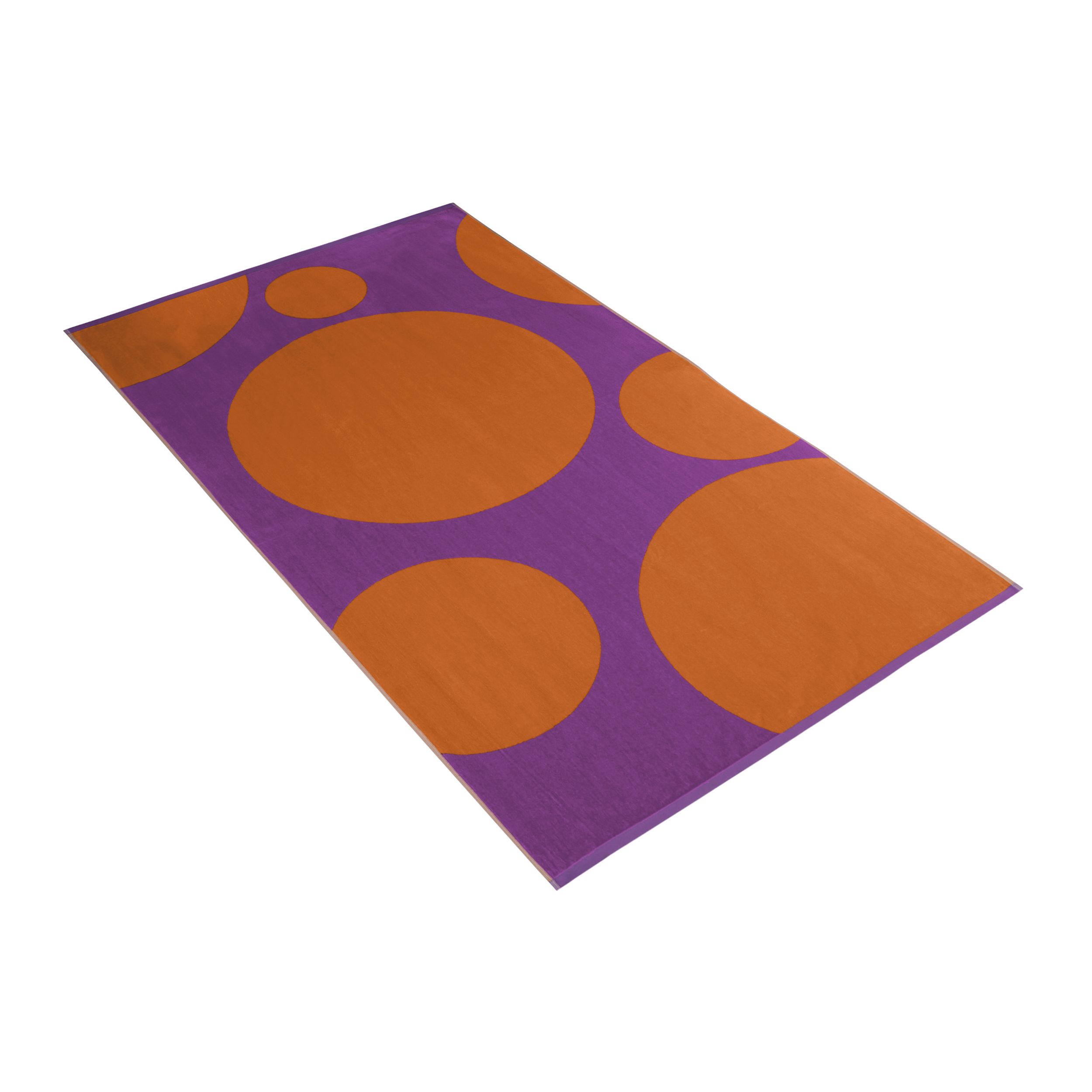 Strandtuch Maxi Dots von Vossen violett Freisteller