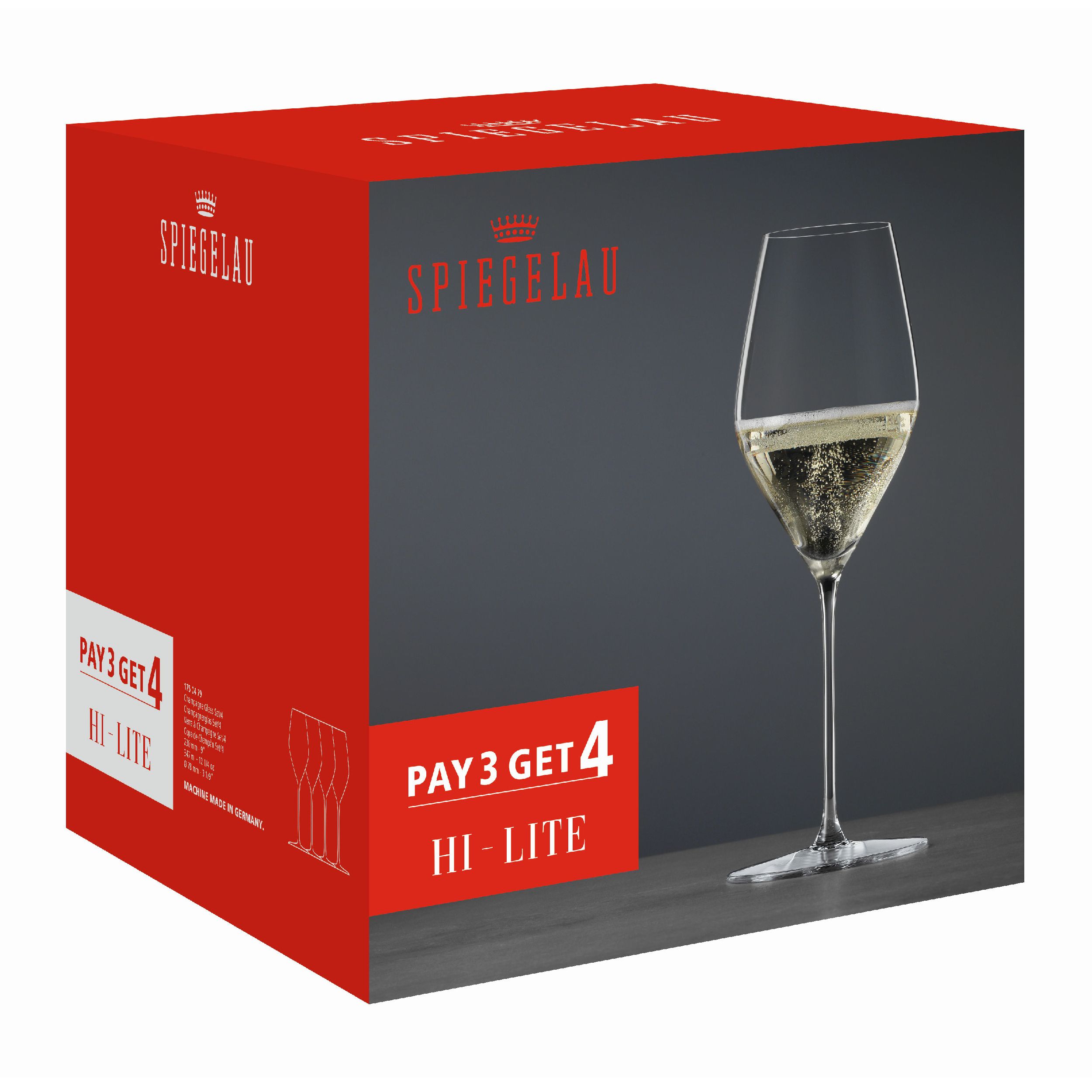 Champagnerglas Hi-Lie von Riedel klar Freisteller03
