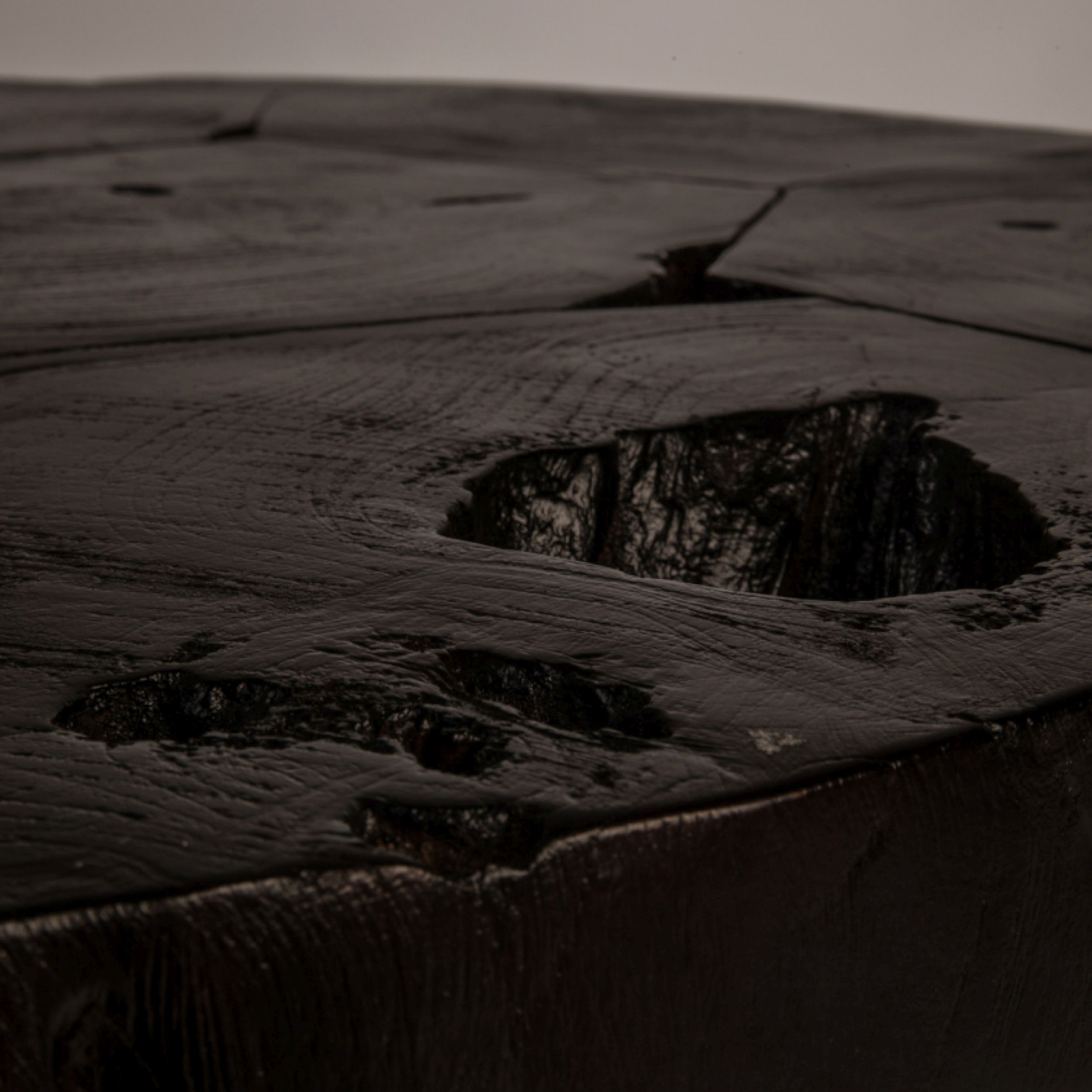Couchtisch Kraton schwarz Detailbild Platte