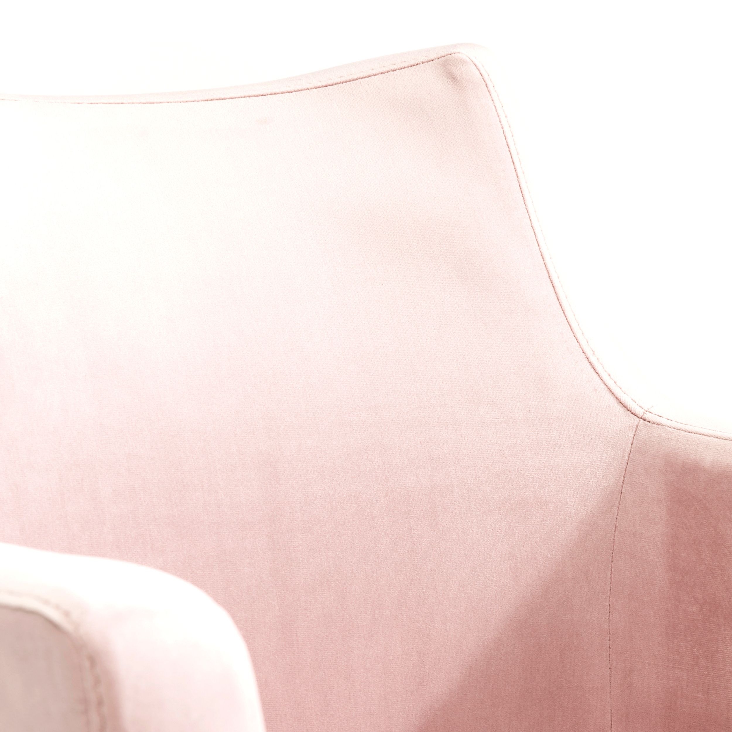 Armlehnenstuhl Mode Velvet Rückenlehne im Detail