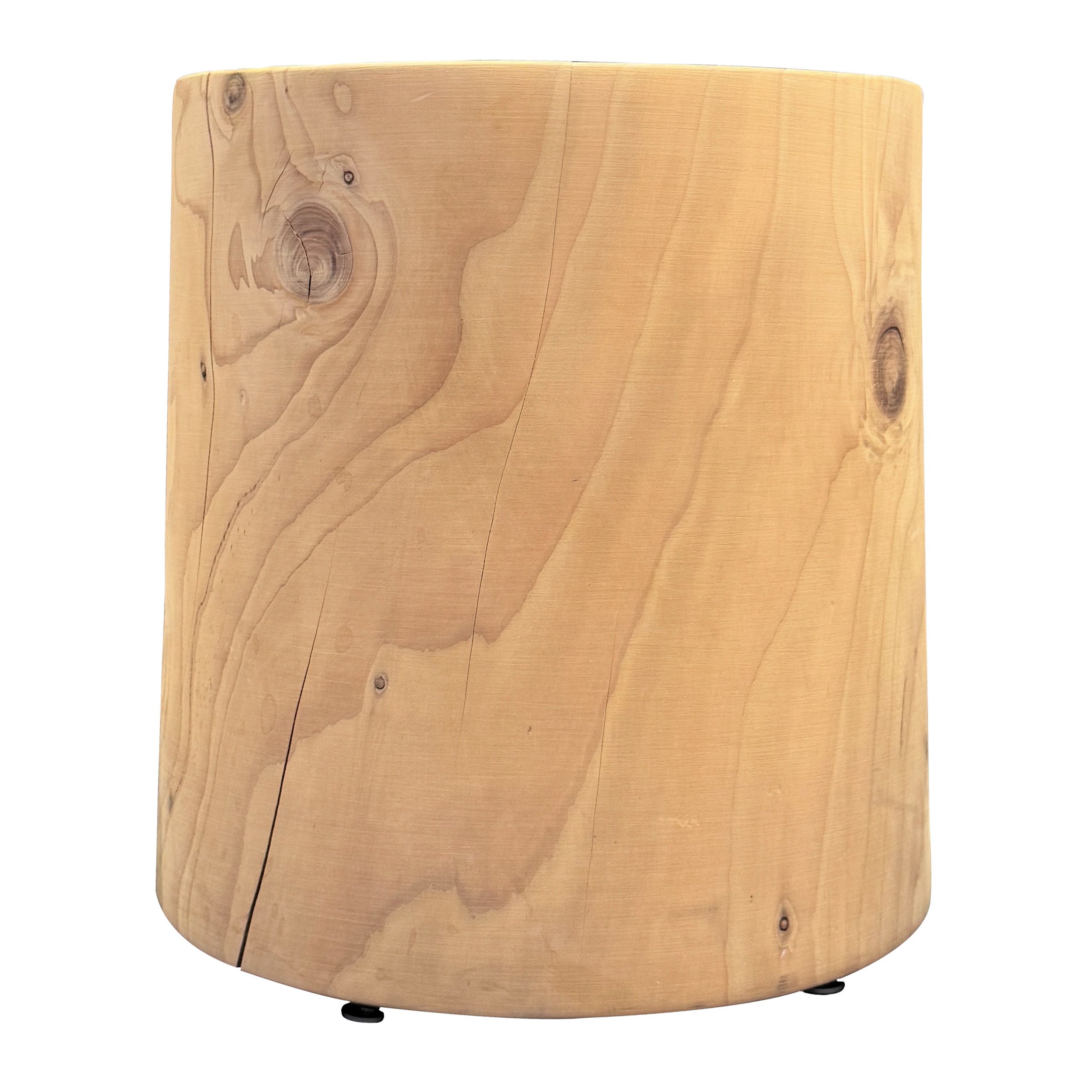 Beistelltisch Legno Vivo 6 von Riva in Zeder natur als Freisteller .