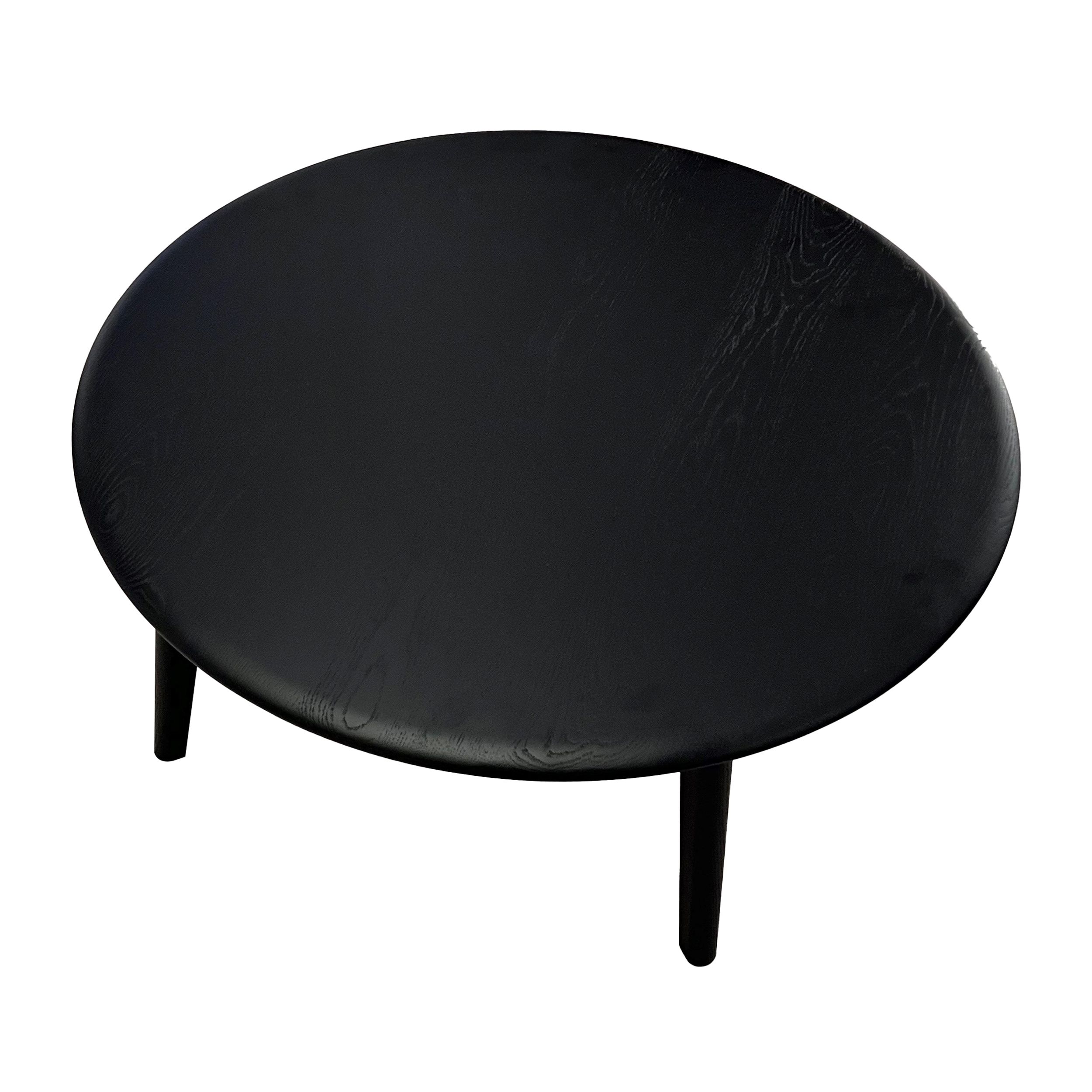 Couchtisch 910 von Rolf Benz in schwarz als Freisteller von oben