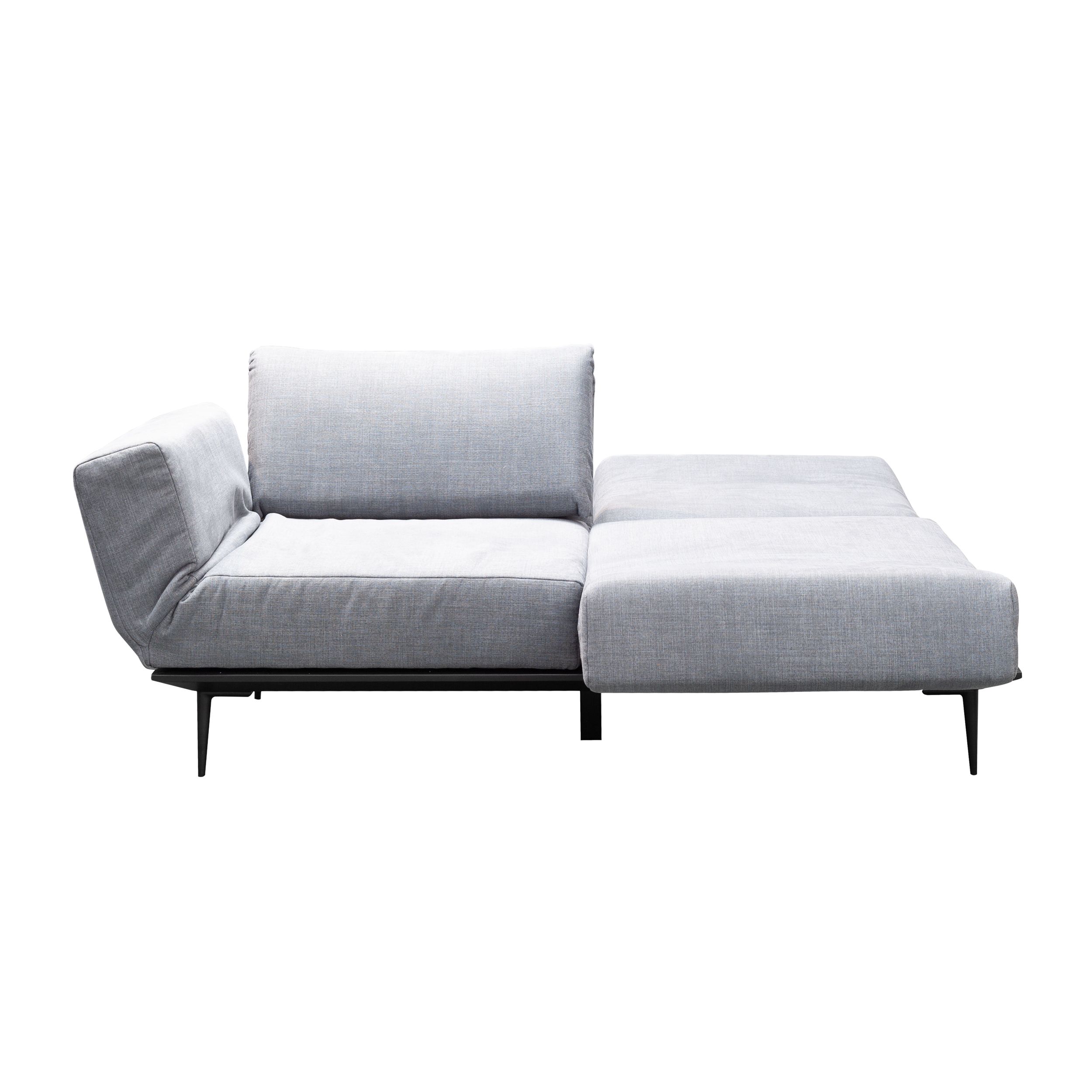 Schlafsofa Jill von Franz Fertig in grau als Detailbild Freisteller