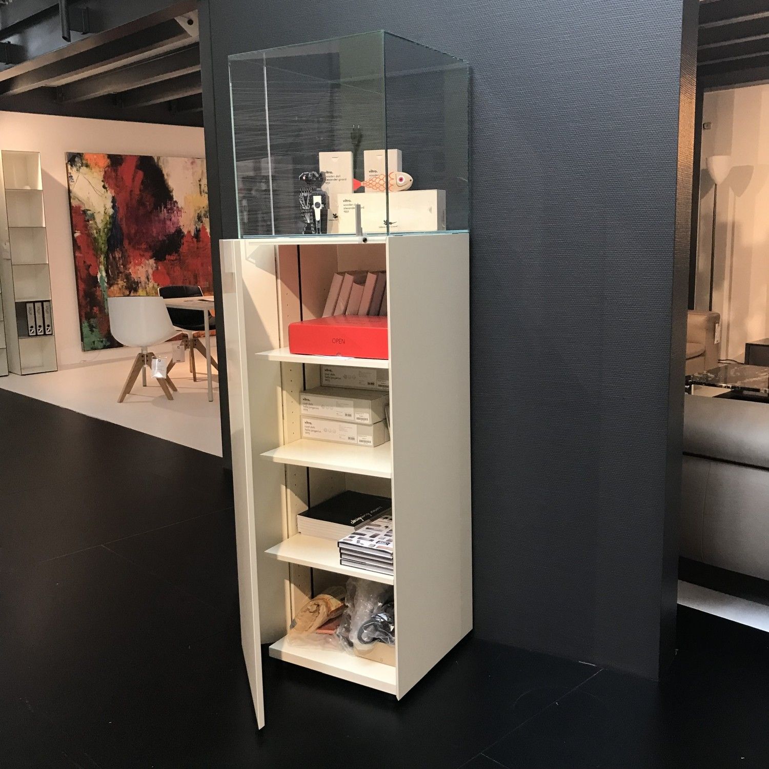 Vitrine MoDu Solitaire komplette Ansicht offen