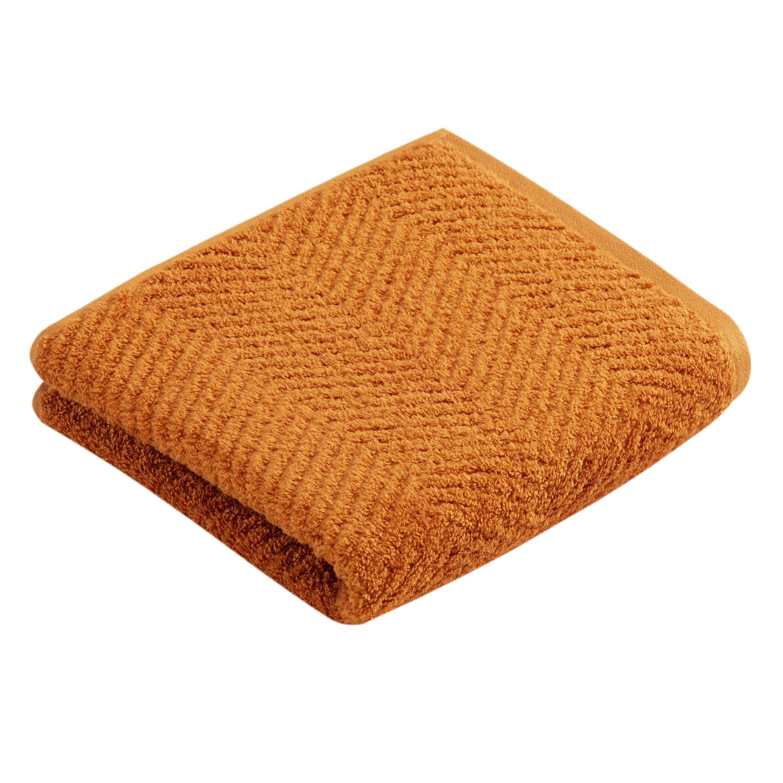 Duschtuch Dusk orange Freisteller