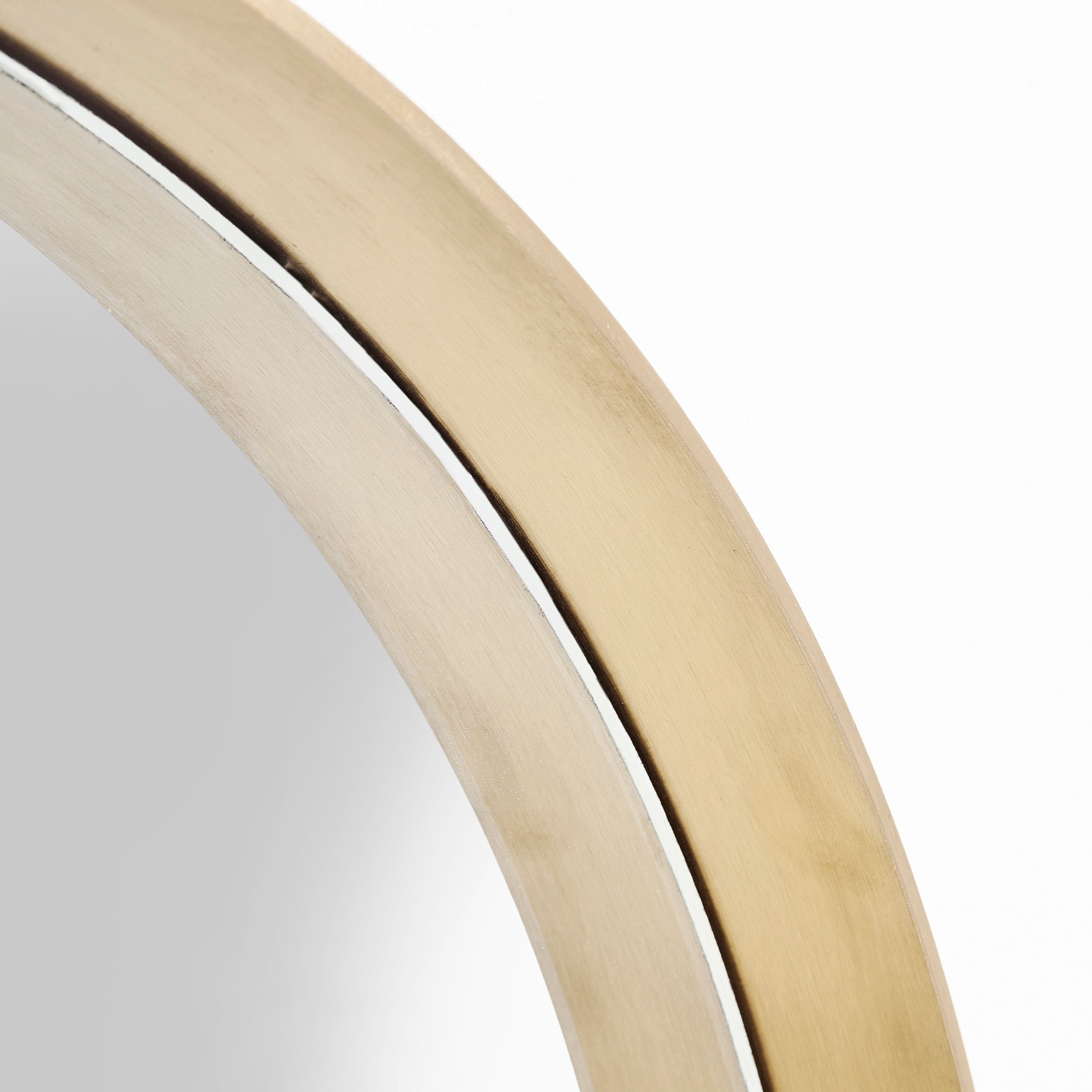 Spiegel Curve Round gold weiteres Detail Rahmen