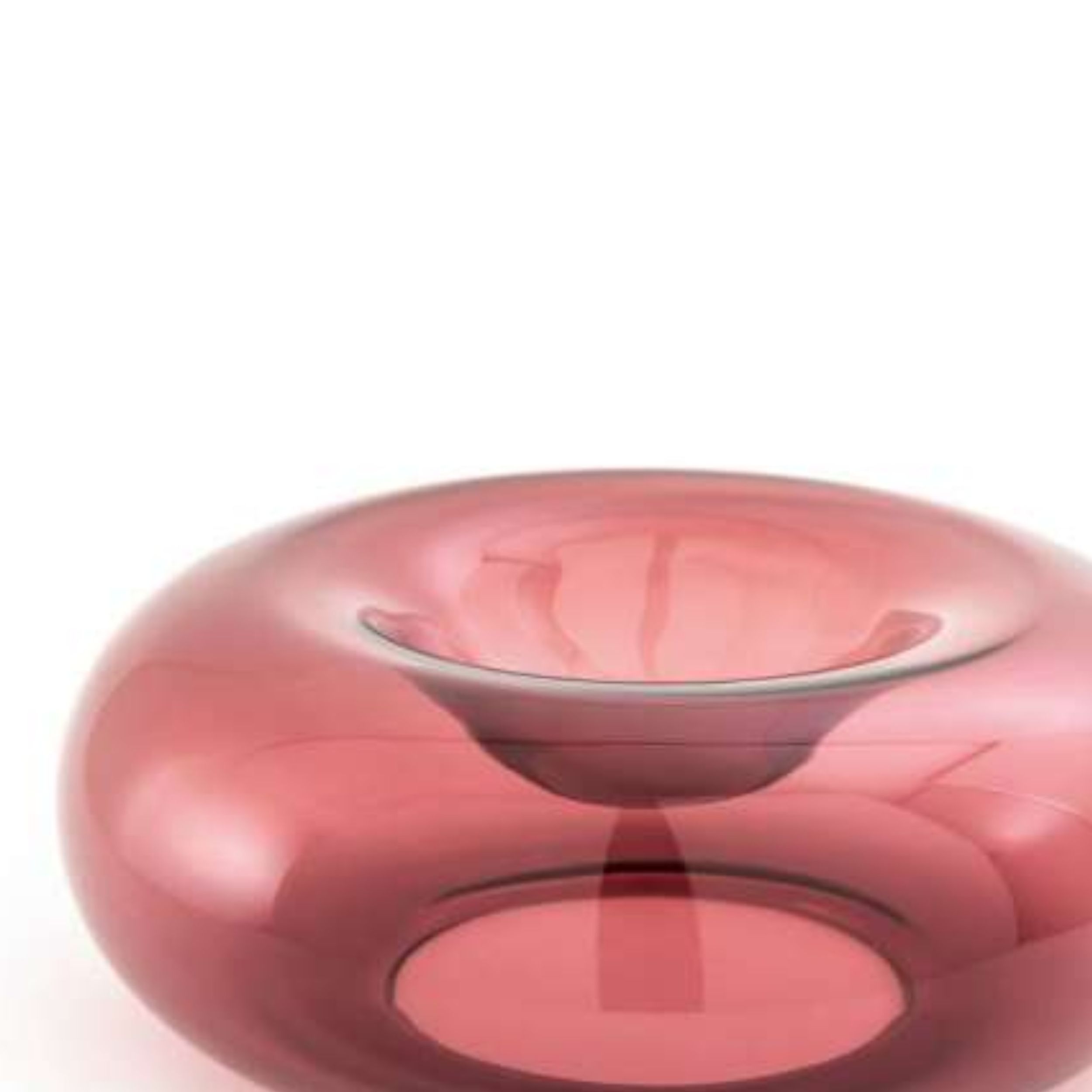 Vase Jelly von Cassina in Amethyst als Detailaufnahme.