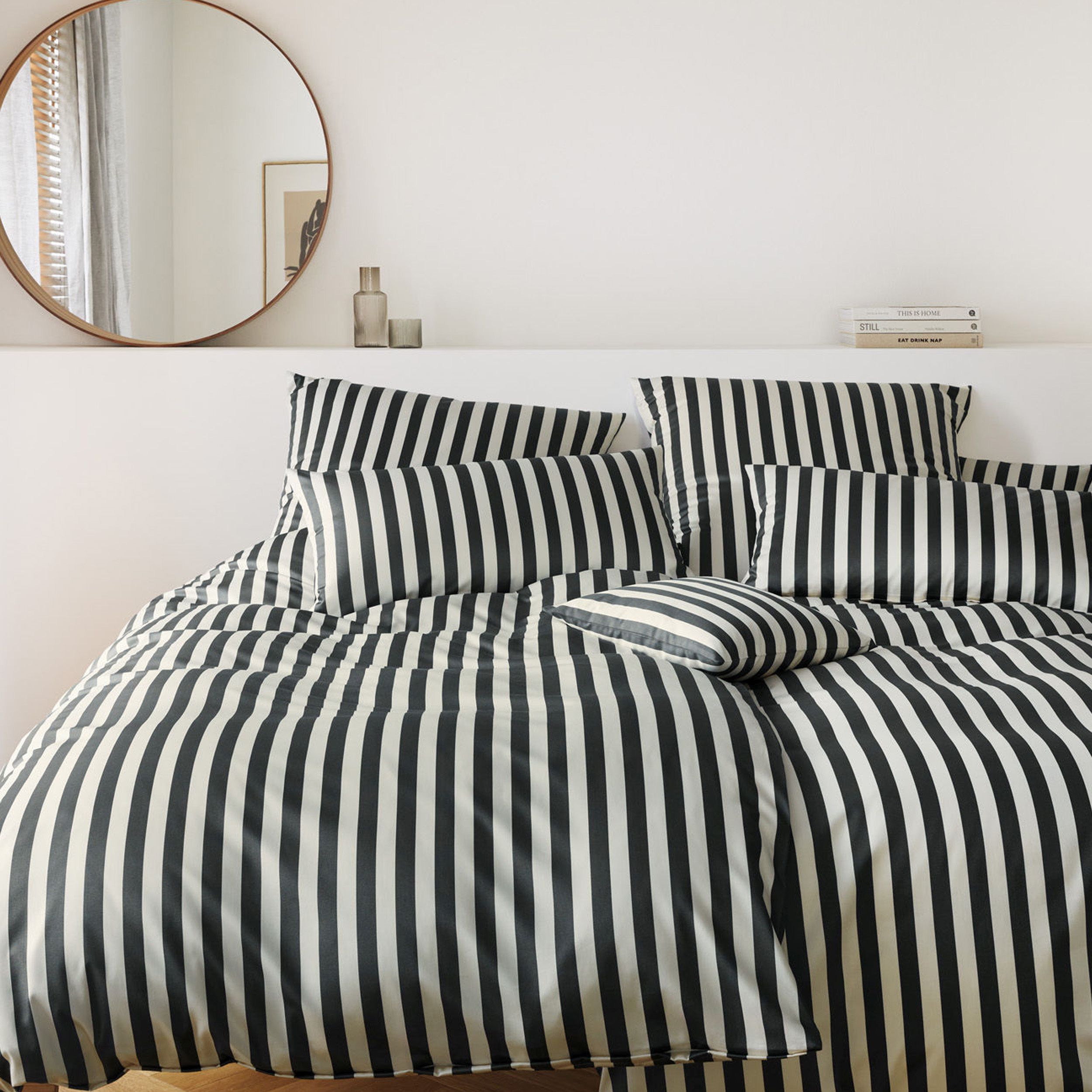 Bettwäsche Studio Line von Elegante anthrazit Milieubild