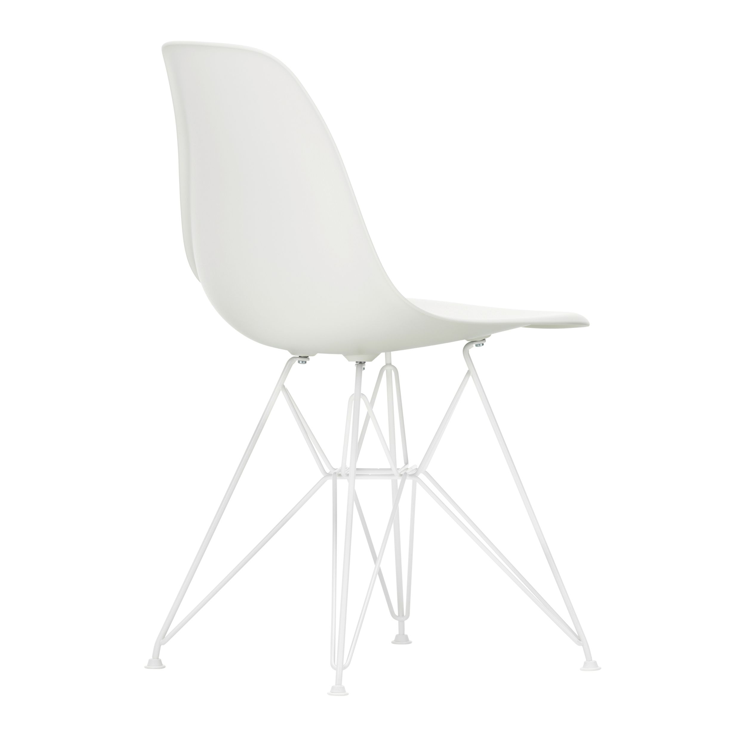 Stuhl Eames Plastic Side Chair DSR Vitra weiß hinten