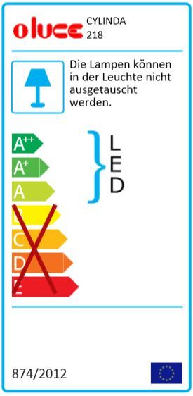 Tischleuchte Cylinda