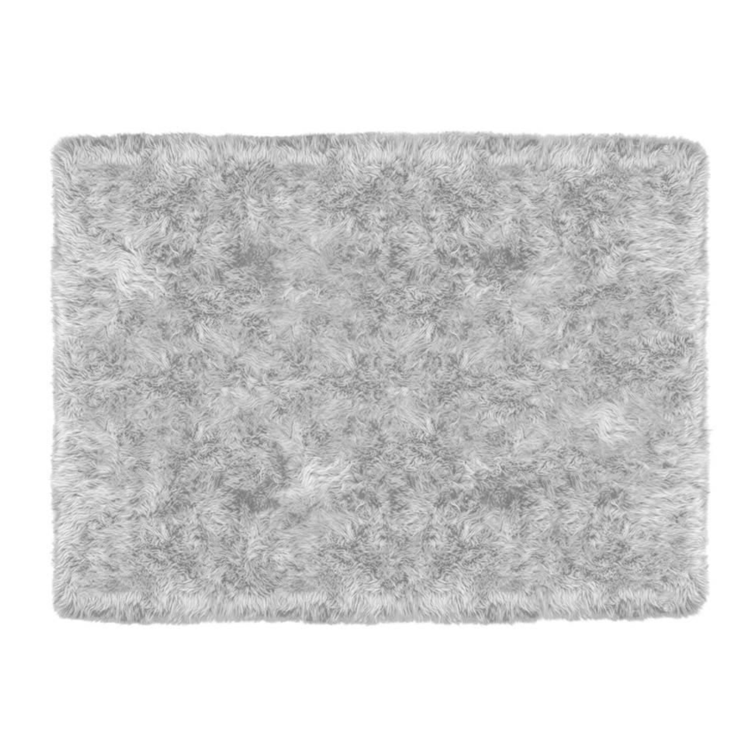 Teppich Alps silber rechteckig Freisteller