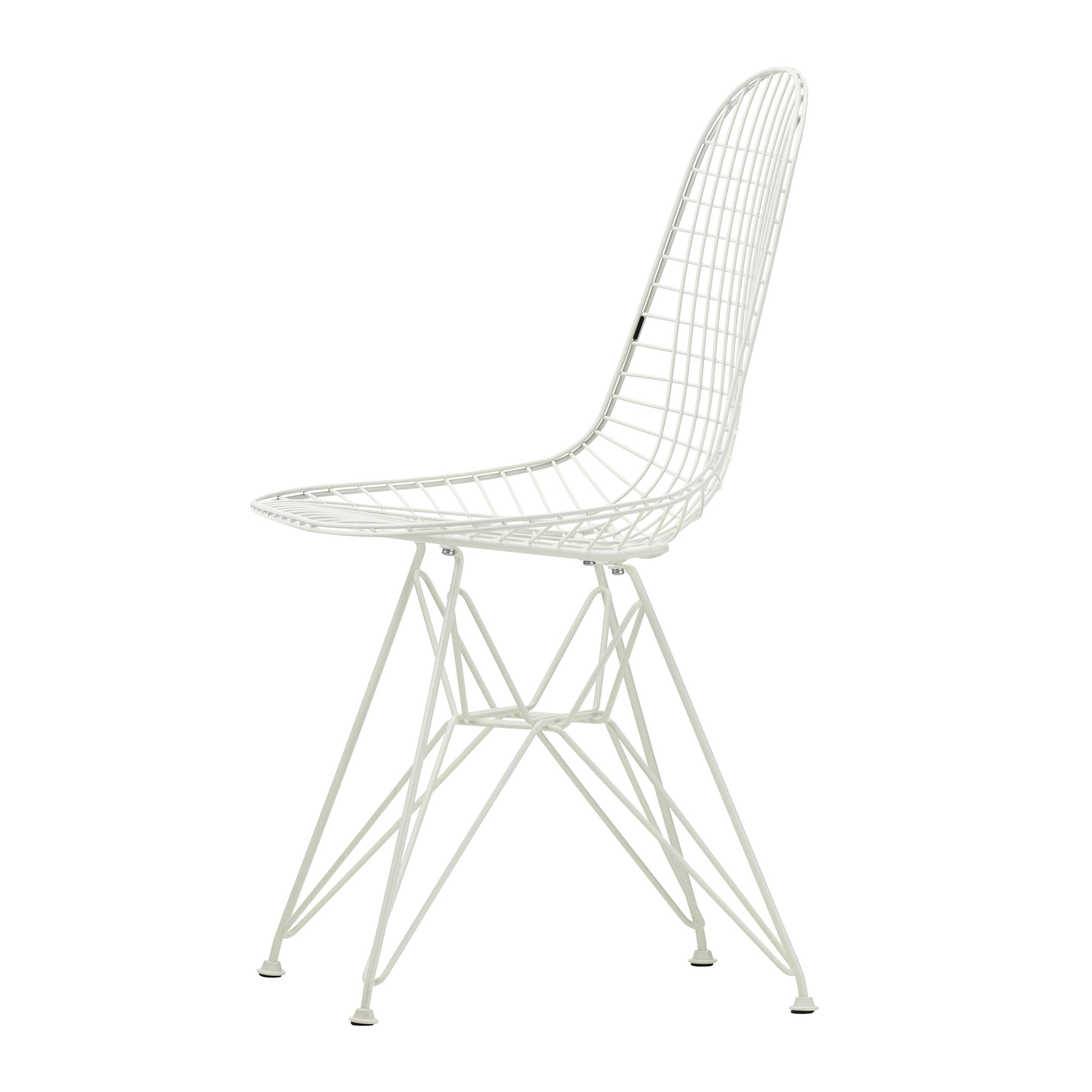Stuhl Eames Chair DKR Vitra weiß seitlich