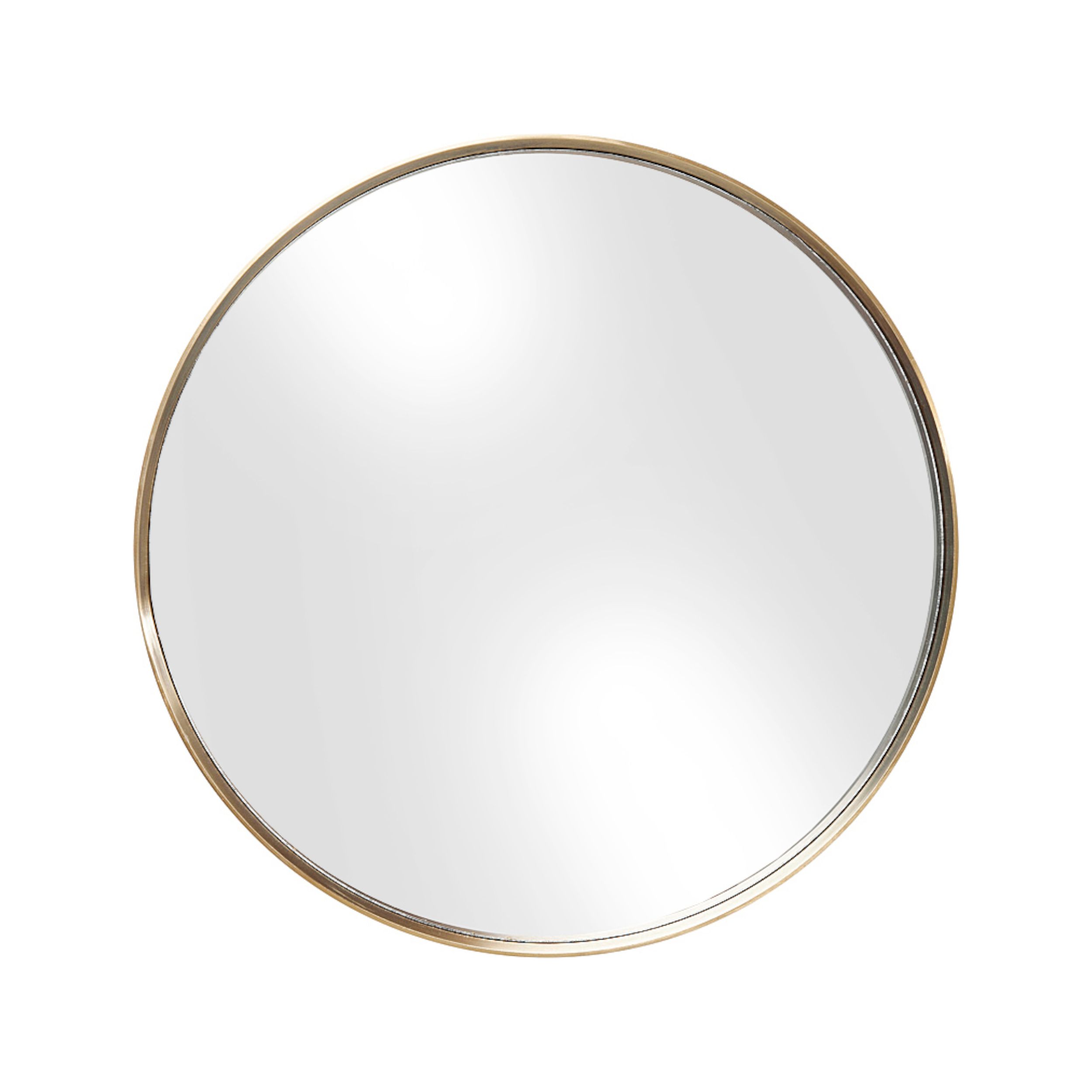 Spiegel Curve Round gold Freisteller
