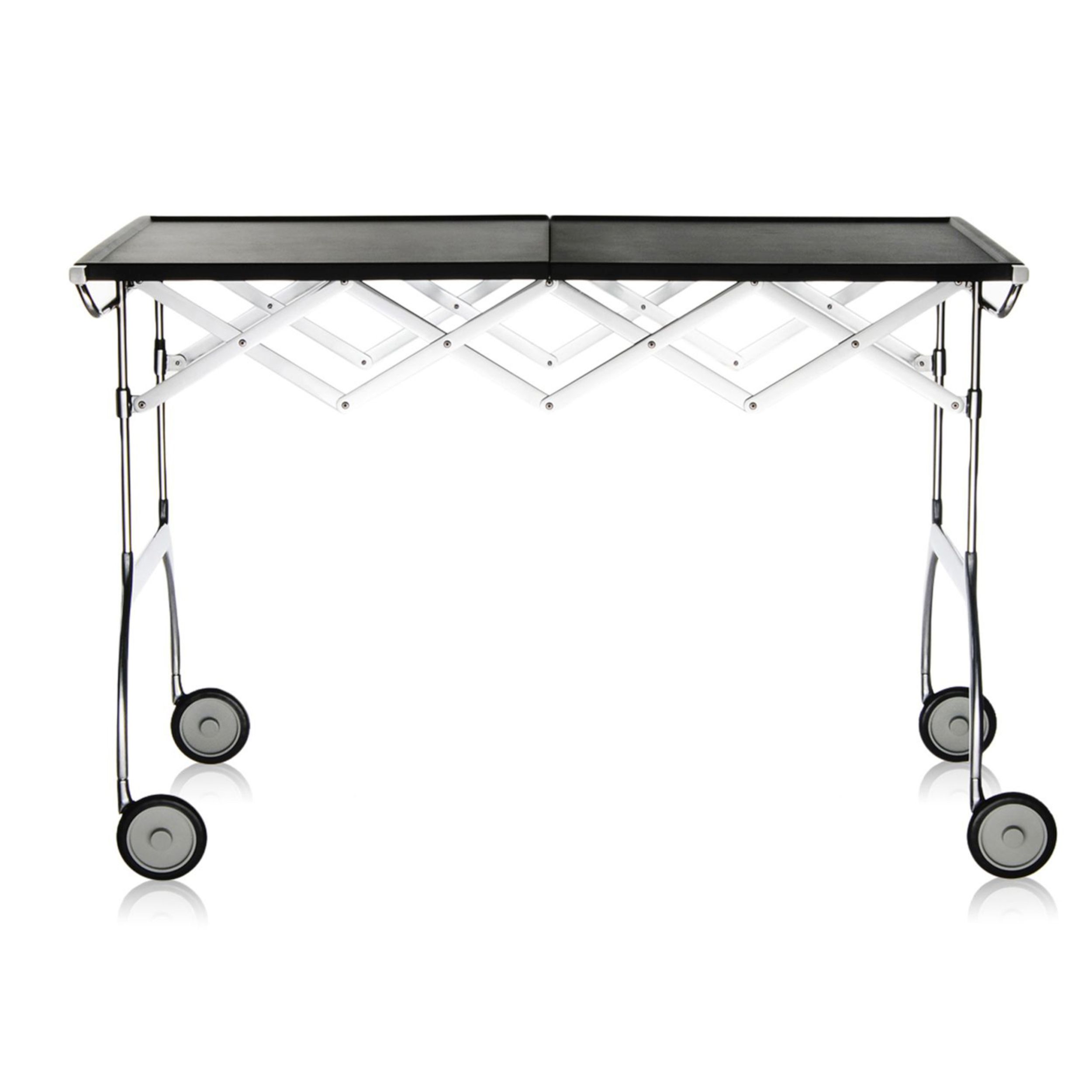 Klapptisch Battista von Kartell in schwarz als Freisteller 01