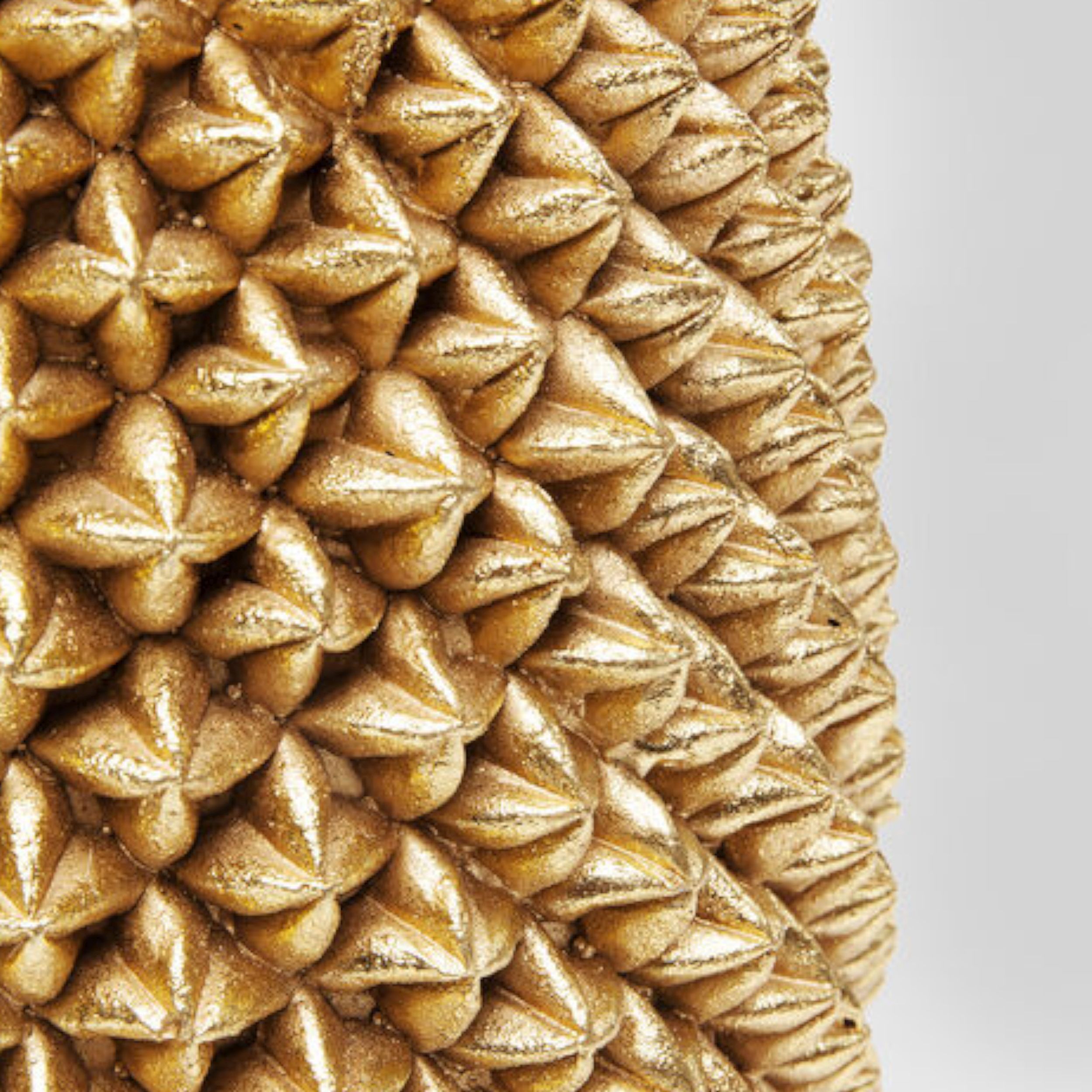 Vase Pineapple gold weitere Detailansicht