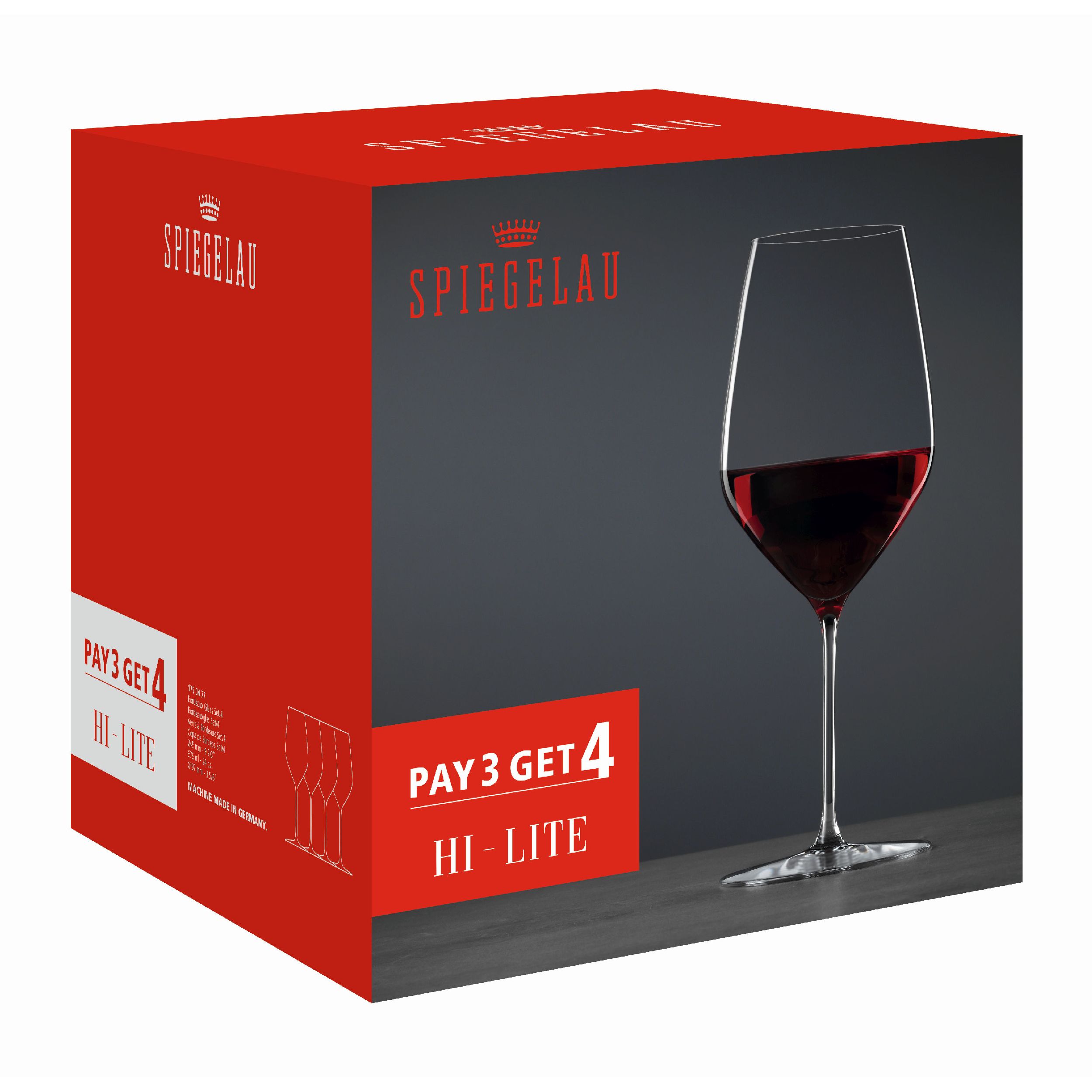 Bordeauxglas Hi-Lite von Riedel klar Freisteller03