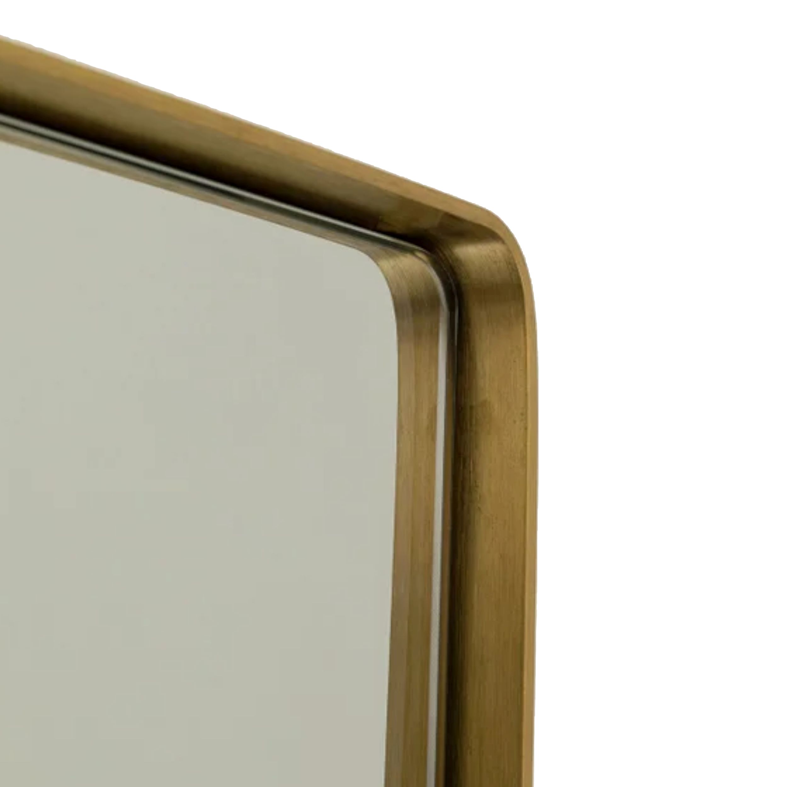 Spiegel Curve gold Detail Rahmen