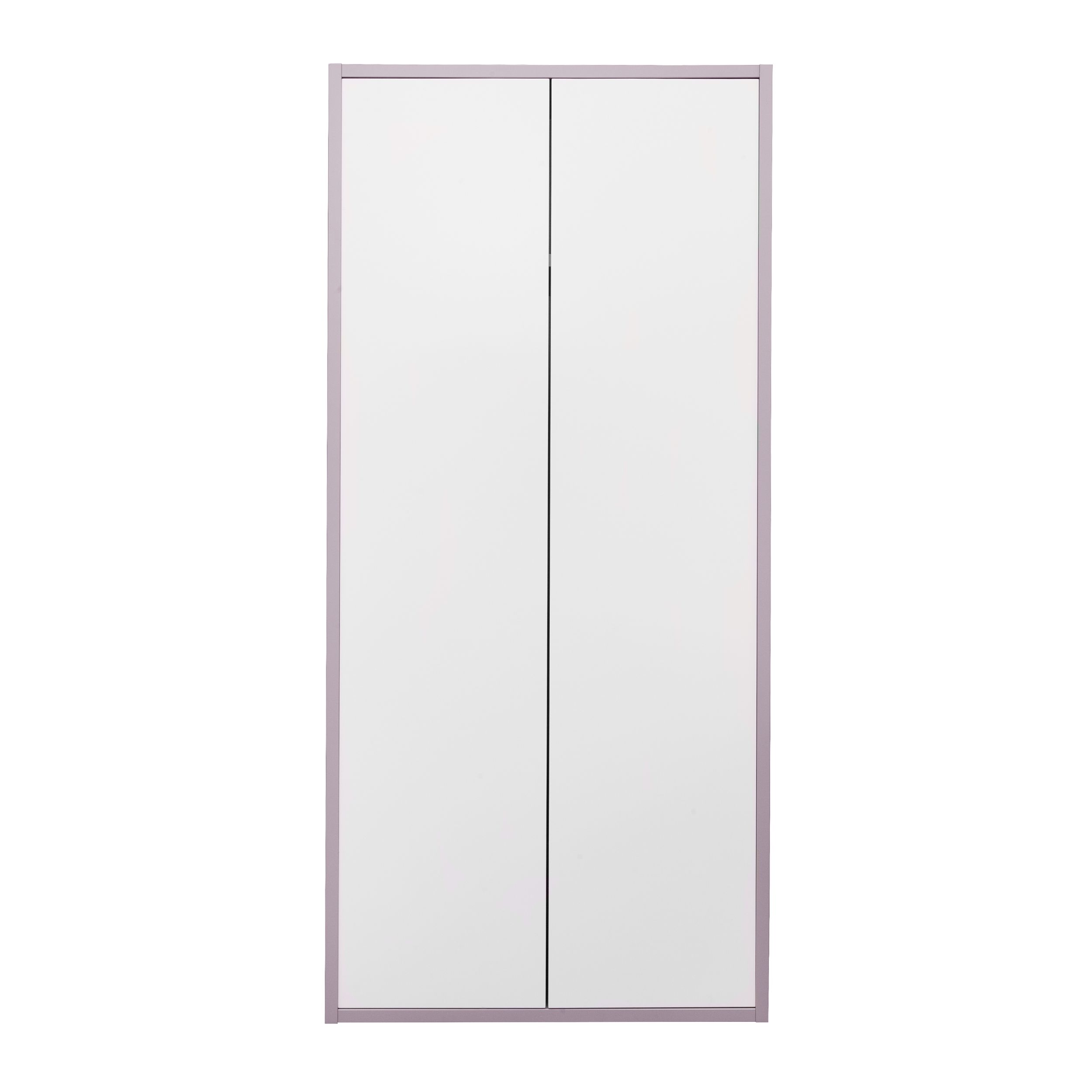 Drehtürenschrank Sinus von Sudbrock in weiß/terra als Freisteller 01