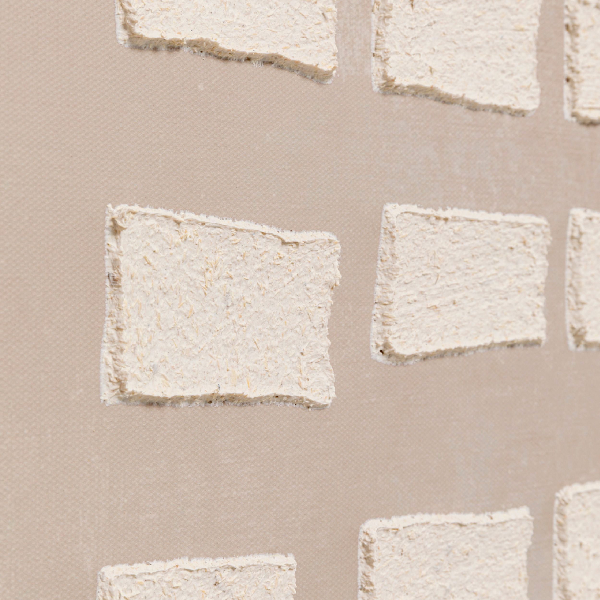 Leinwandbild Art Row Beige