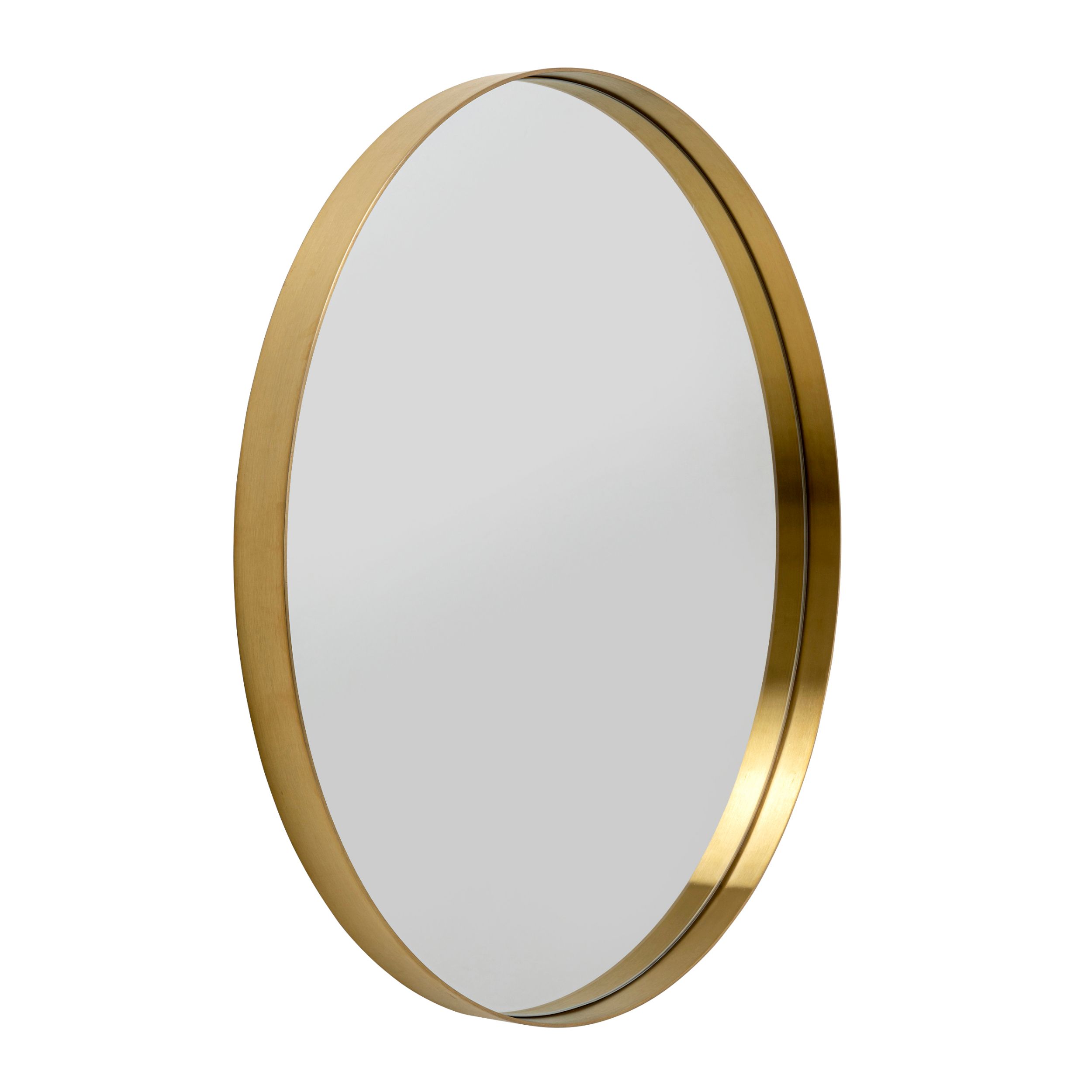 Spiegel Curve Brass gold Seitenansicht