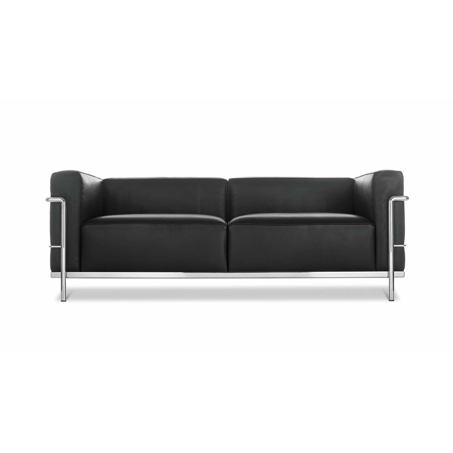 Sofa LC3 von Cassina in schwarz als Freisteller